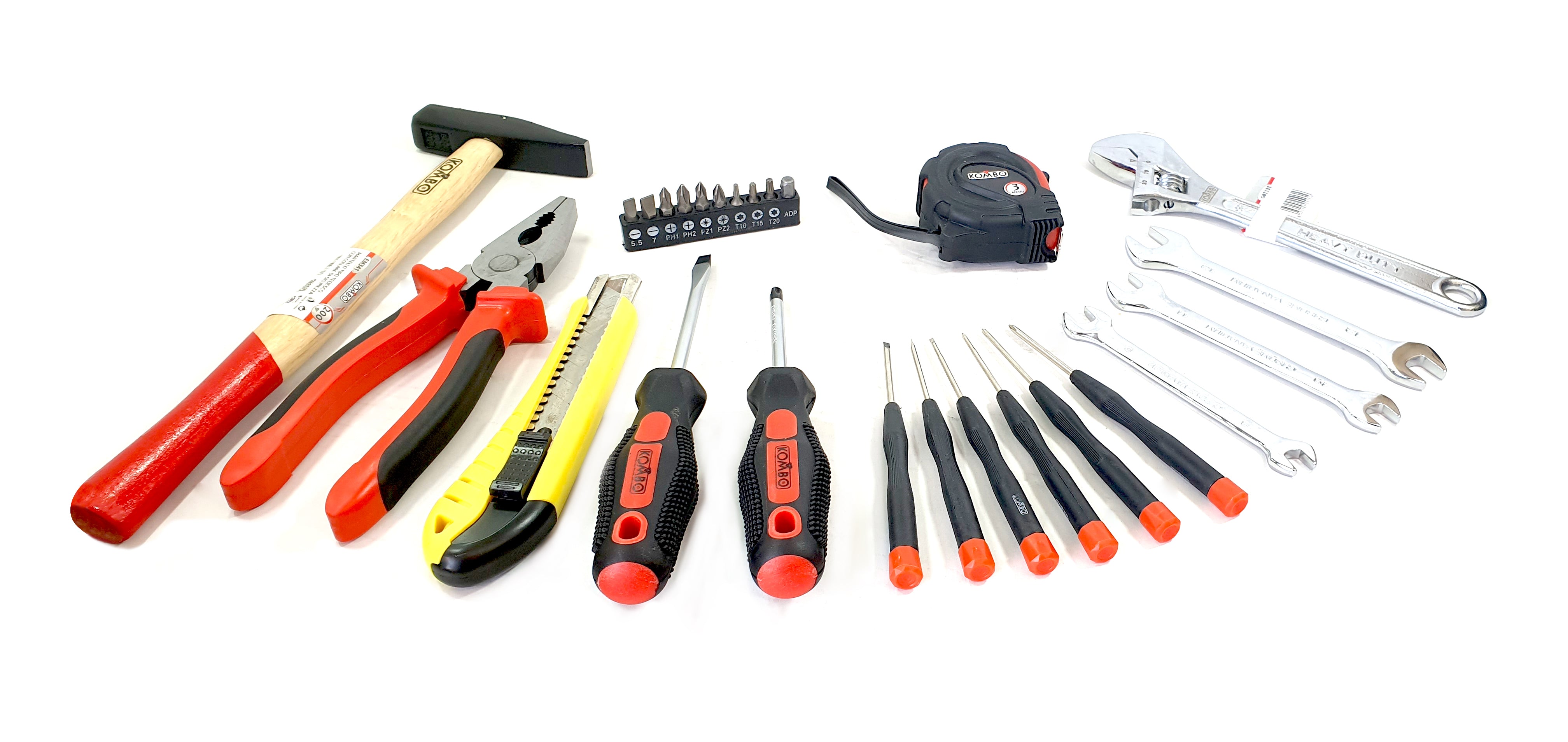 KOMBO Set 27 pz  utensili + borsa portautensili soft 13"