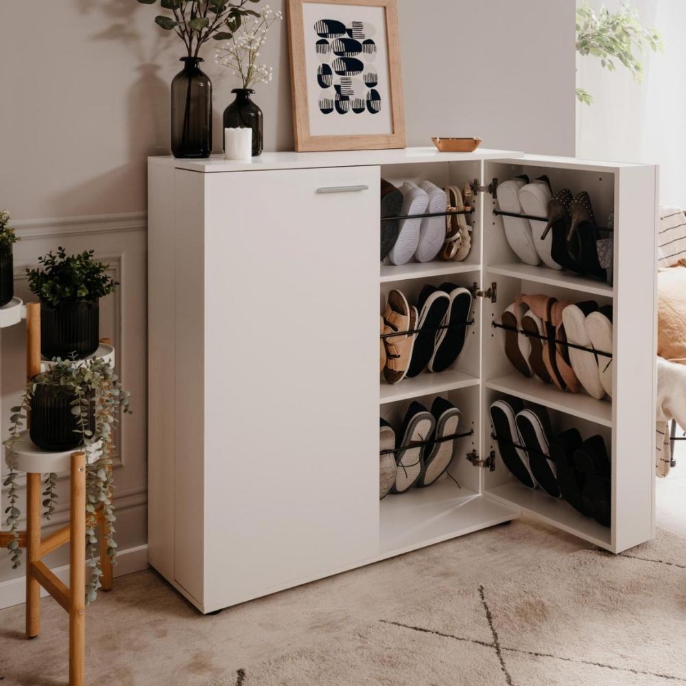 EGO ARREDO Scarpiera Satos 2 Ante E 8 Ripiani