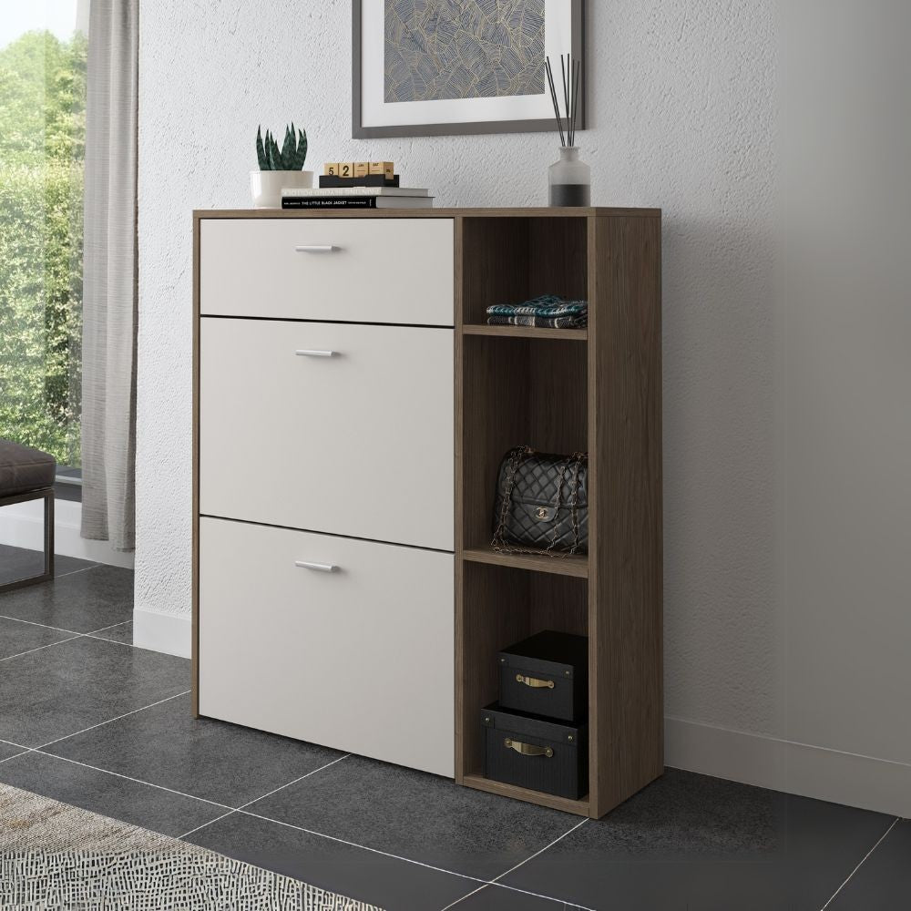 EGO ARREDO Scarpiera Takimi Con 2 Ante A Ribalta 1 Cassetto