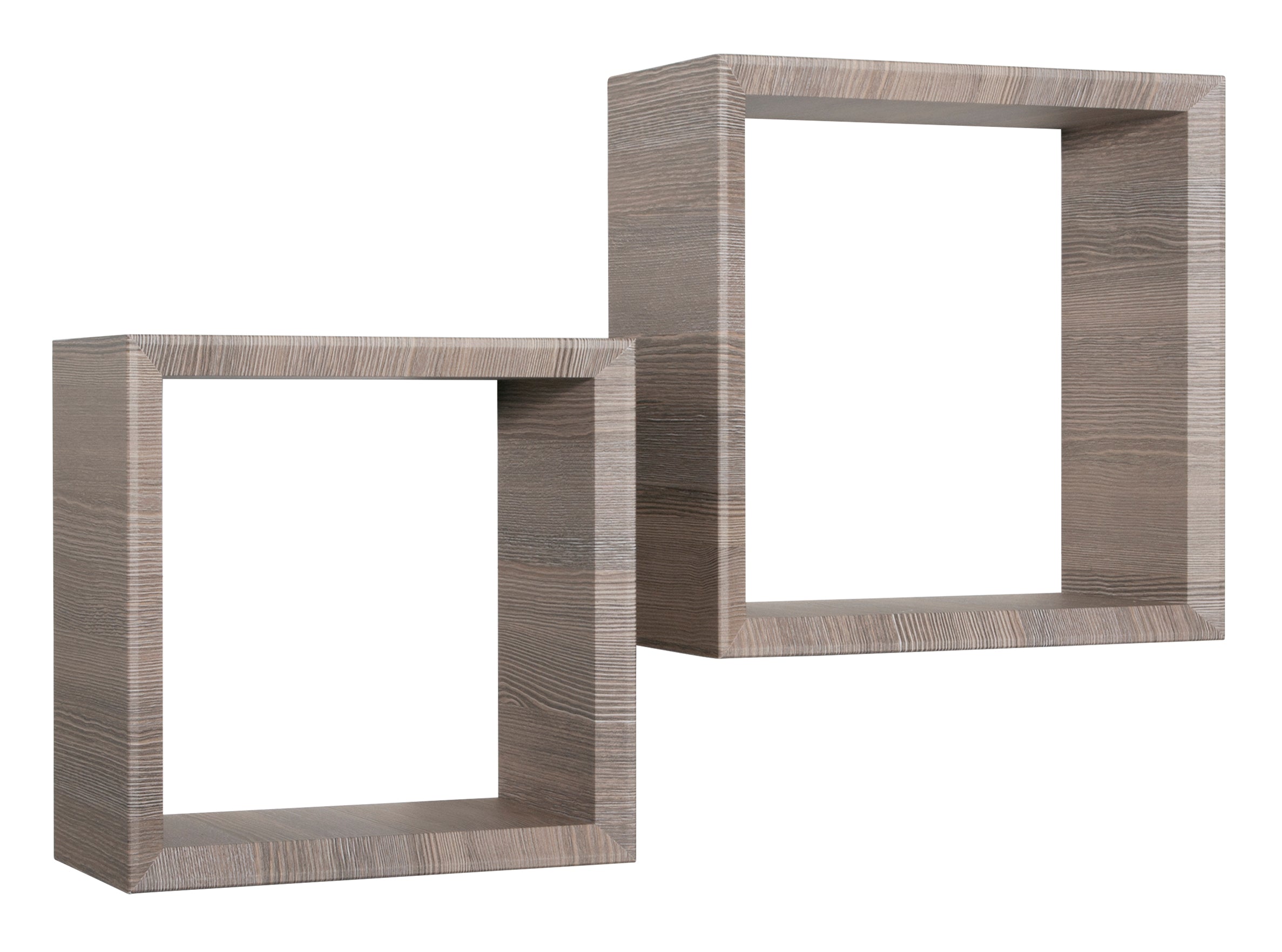 MODULARREDO Set 2 Mensole a Cubo Ginevra 35cm + 30cm