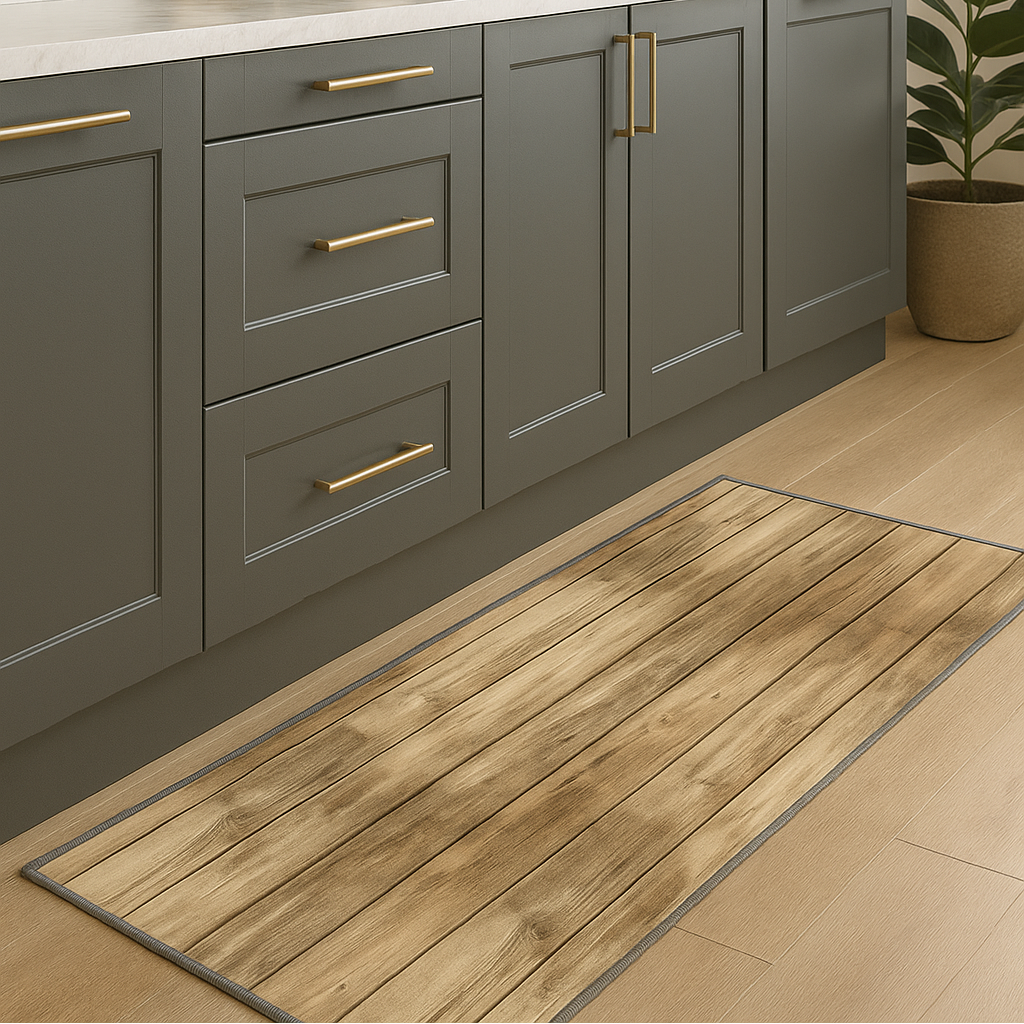 CASSESE HOME Passatoia/Tappeto Bordato in Poliestere con Retro Antiscivolo in PVC  Made in Italy