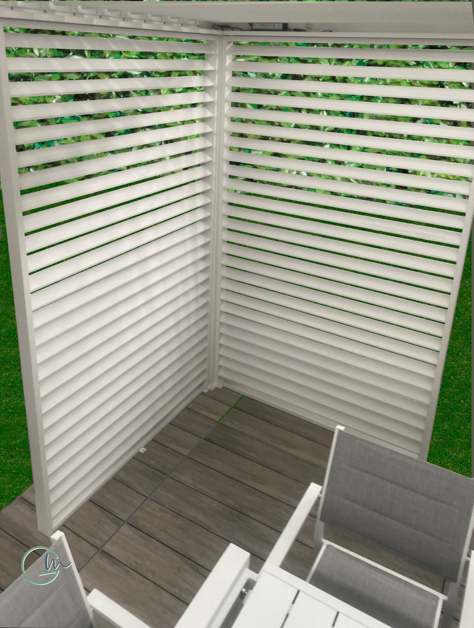 CLIMA NATURA Pannello Blind Per Pergole Bioclimatiche