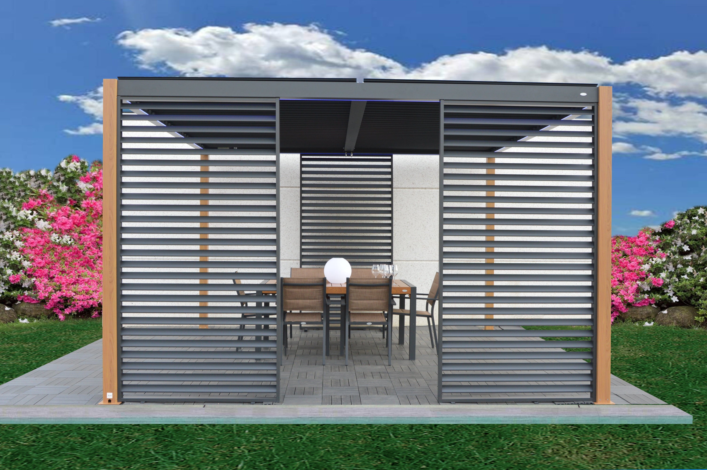 CLIMA NATURA Pannello Blind Per Pergole Bioclimatiche