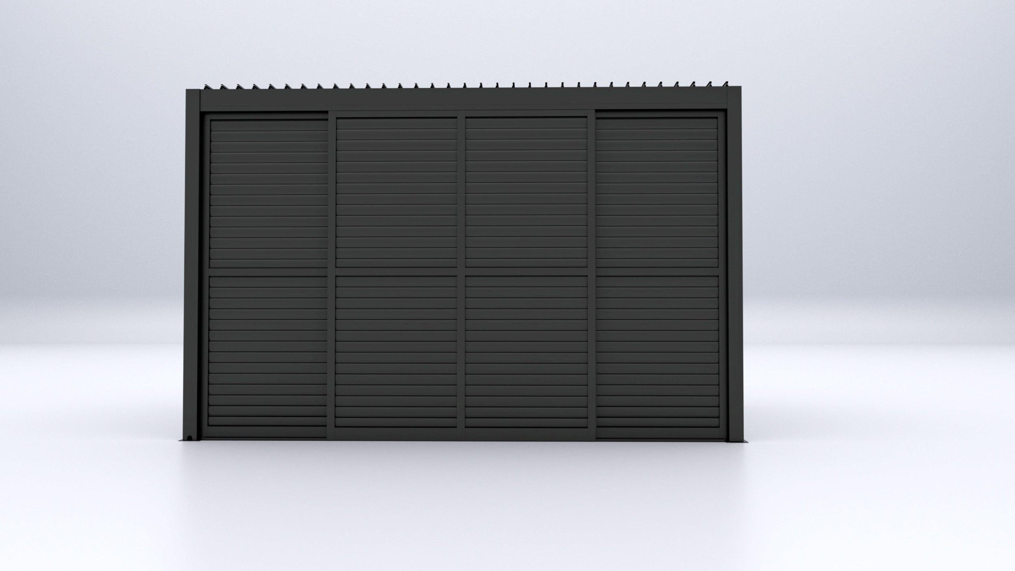 CLIMA NATURA Set di 3 Pannelli Sliding Blind Per Pergole Bioclimatiche da 4 mt