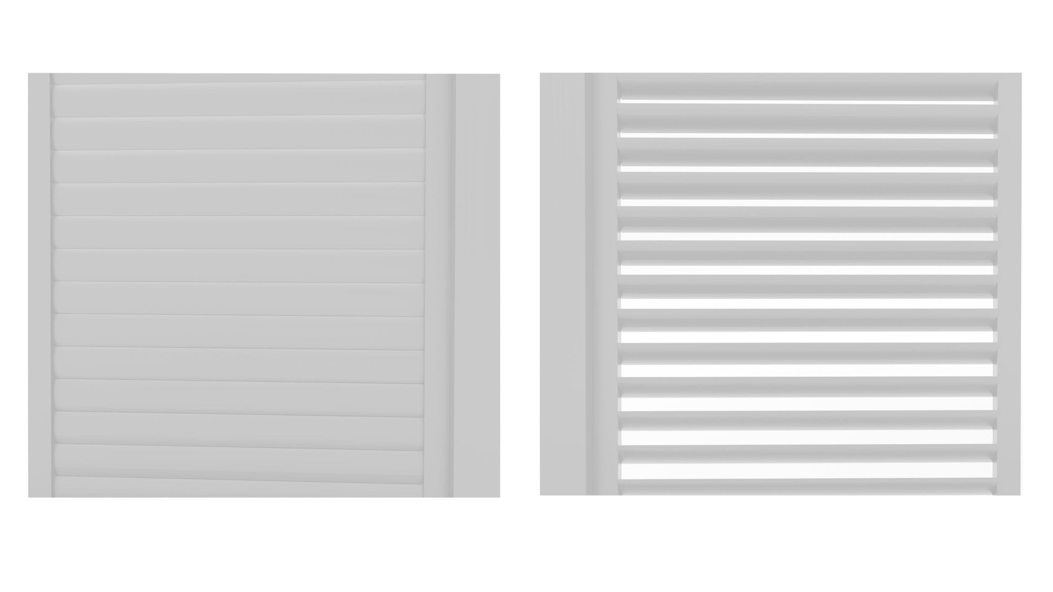 CLIMA NATURA Set di 3 Pannelli Sliding Blind Per Pergole Bioclimatiche da 3 mt