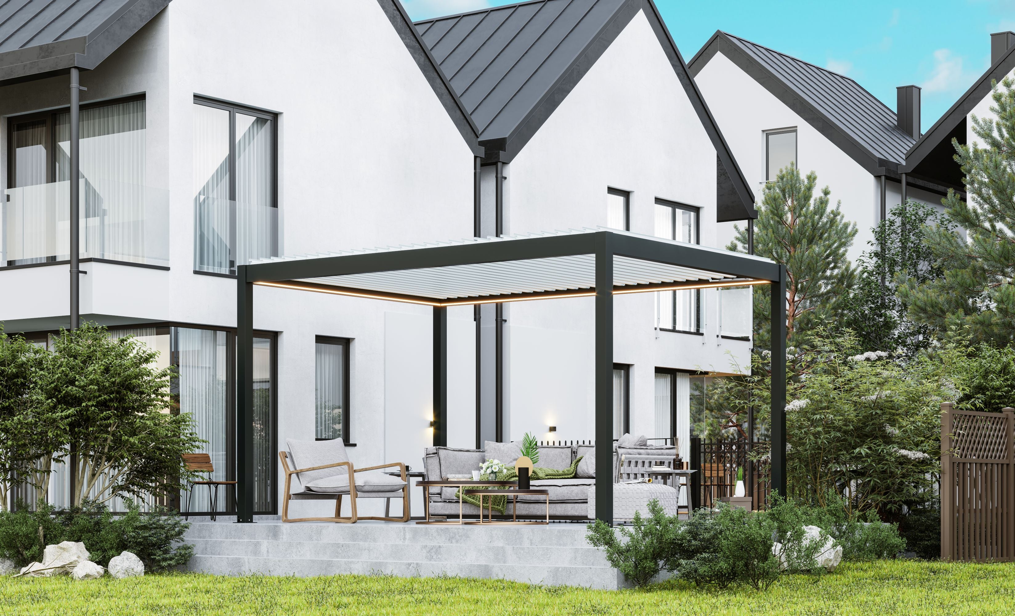 CLIMA NATURA Pergola Bioclimatica Oxalis 4,00x3,00x2,50 mt