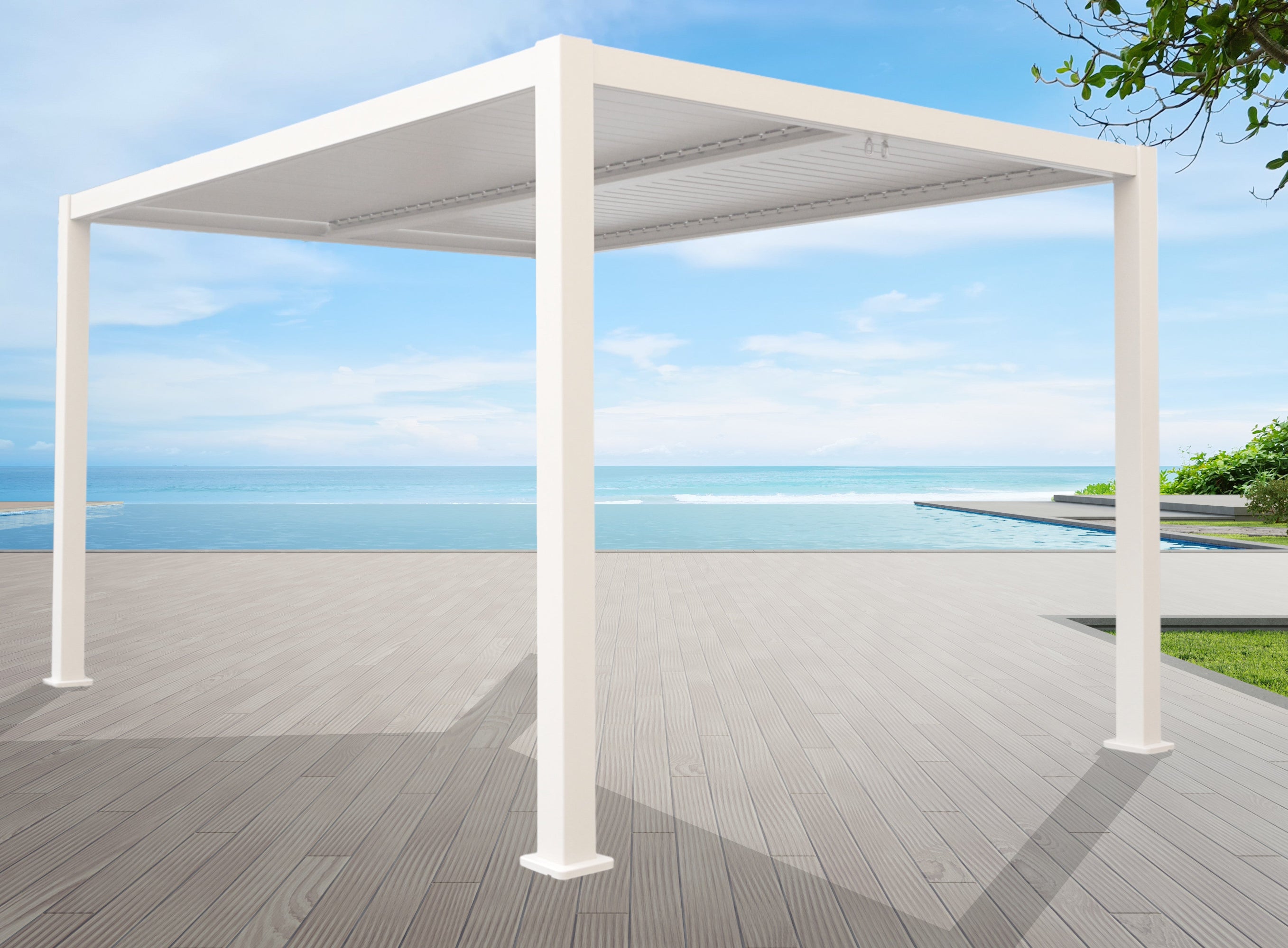 CLIMA NATURA Pergola Bioclimatica Manuale Vitalba 4,00x3,00x2,40 mt