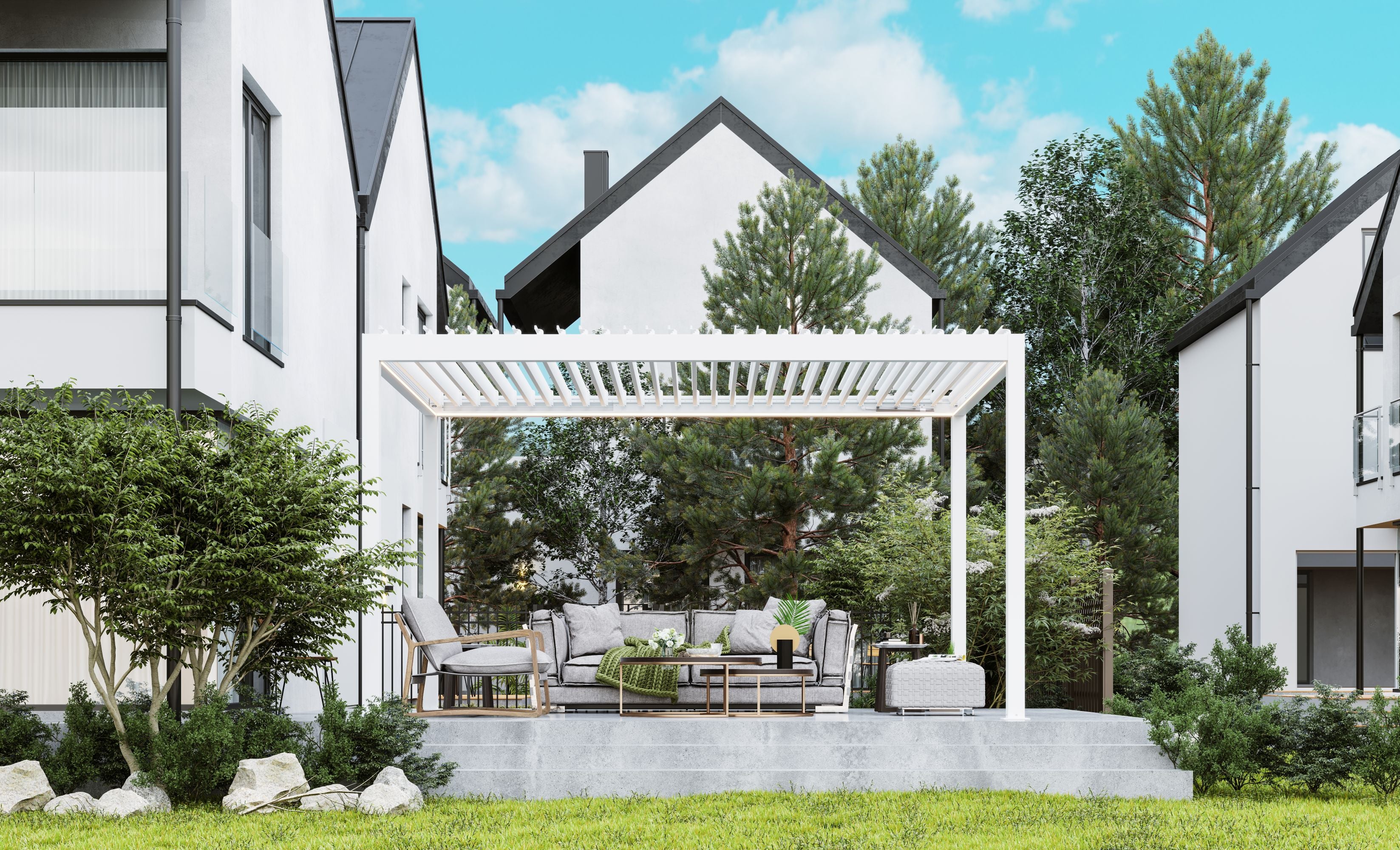 CLIMA NATURA Pergola Bioclimatica Oxalis 4,00x3,00x2,50 mt