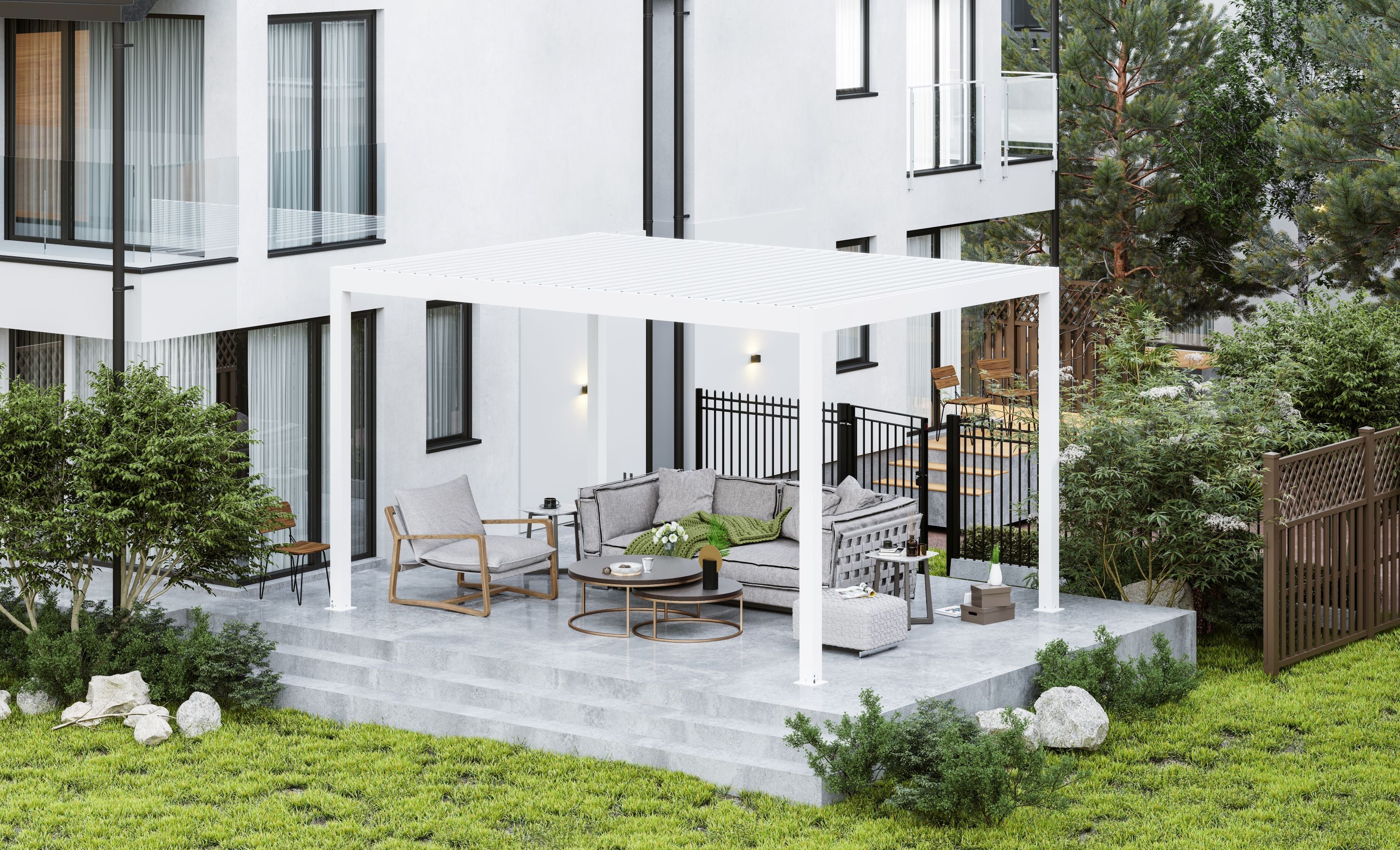 CLIMA NATURA Pergola Bioclimatica Oxalis 4,00x3,00x2,50 mt