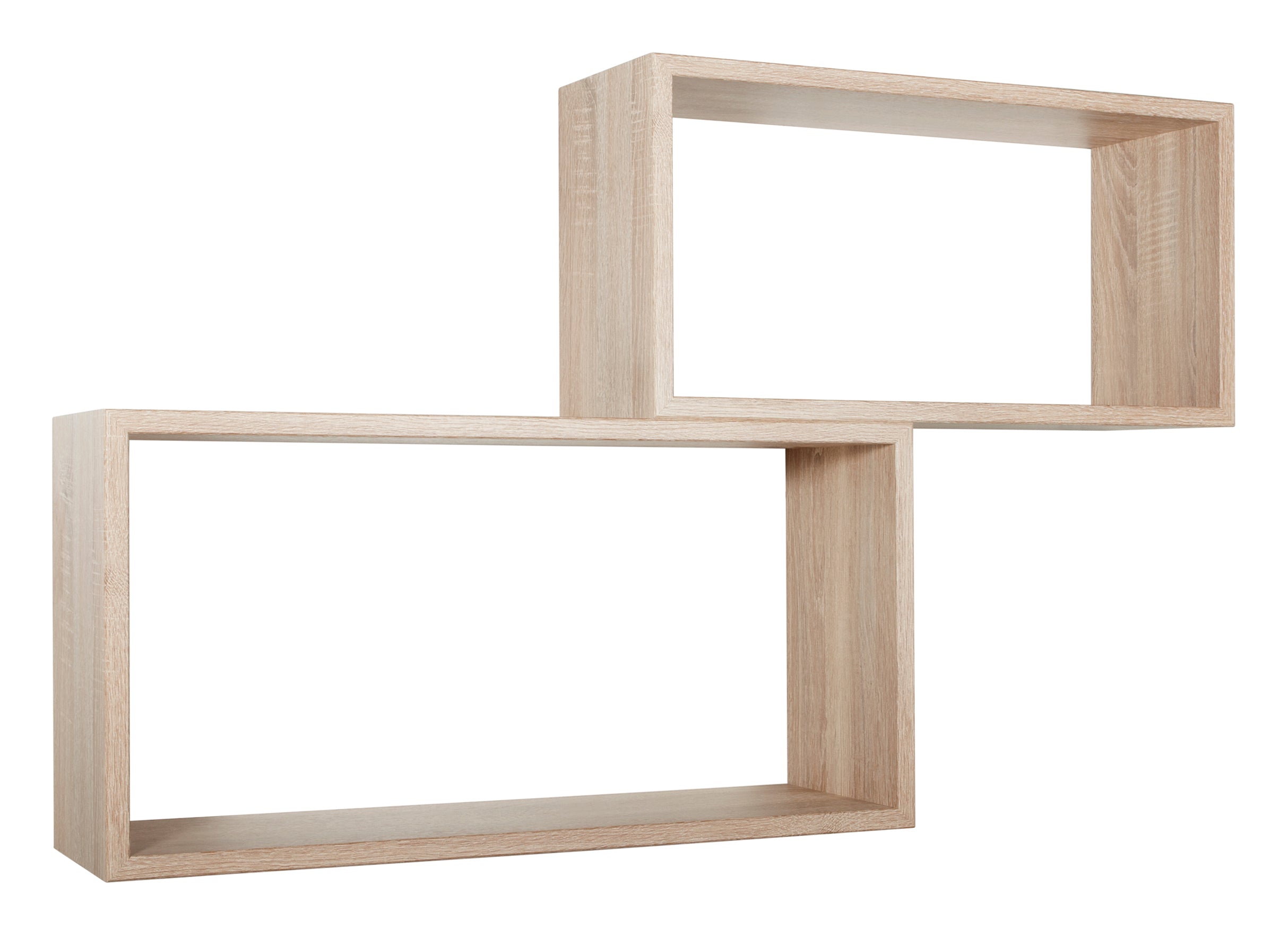 MODULARREDO Set 2 Mensole Bislungo Rettangolari 70cm+60cm