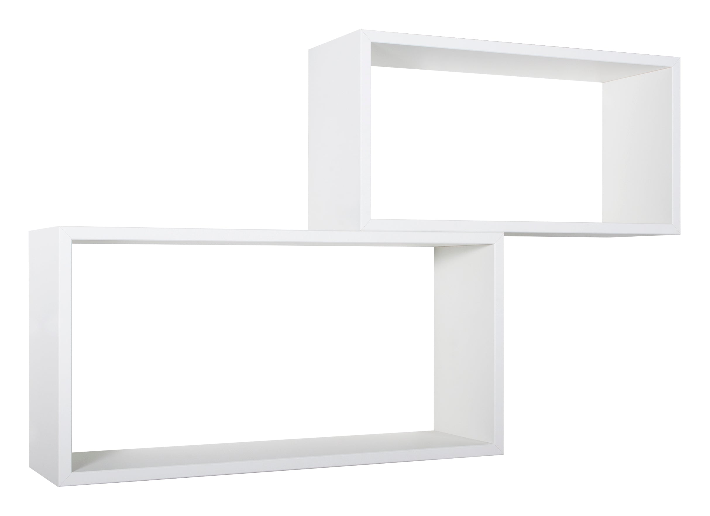 MODULARREDO Set 2 Mensole Bislungo Rettangolari 70cm+60cm