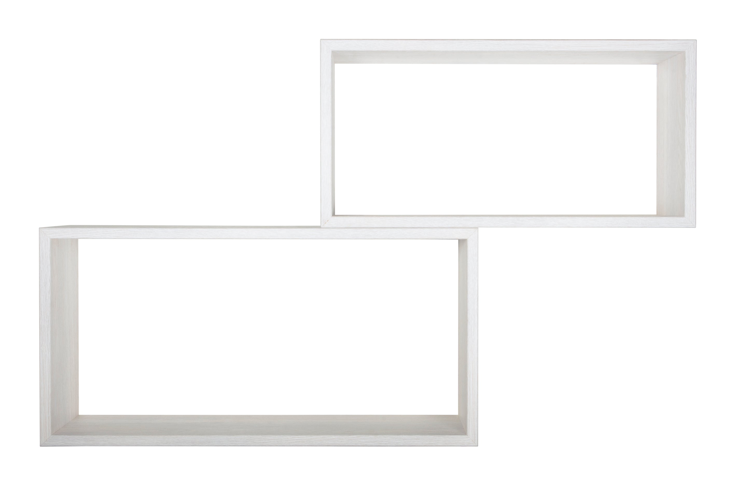 MODULARREDO Set 2 Mensole Bislungo Rettangolari 70cm+60cm