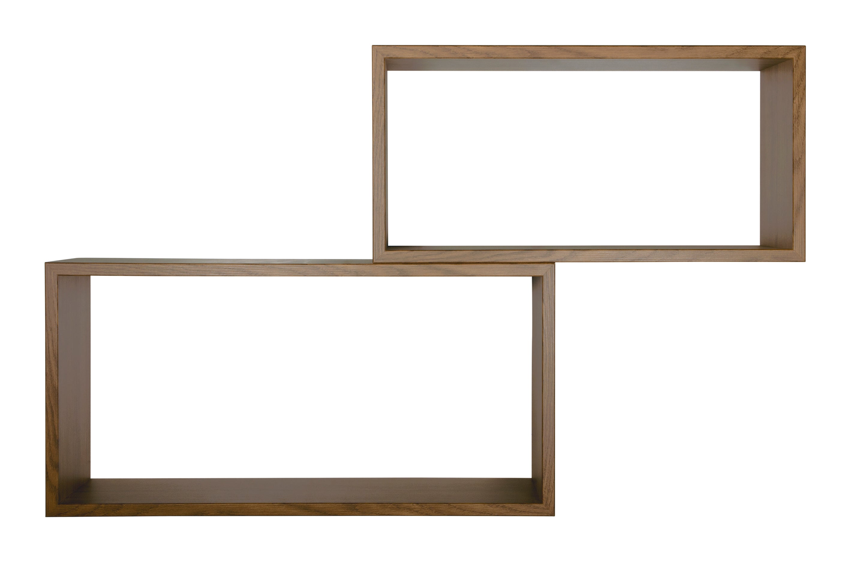 MODULARREDO Set 2 Mensole Bislungo Rettangolari 70cm+60cm