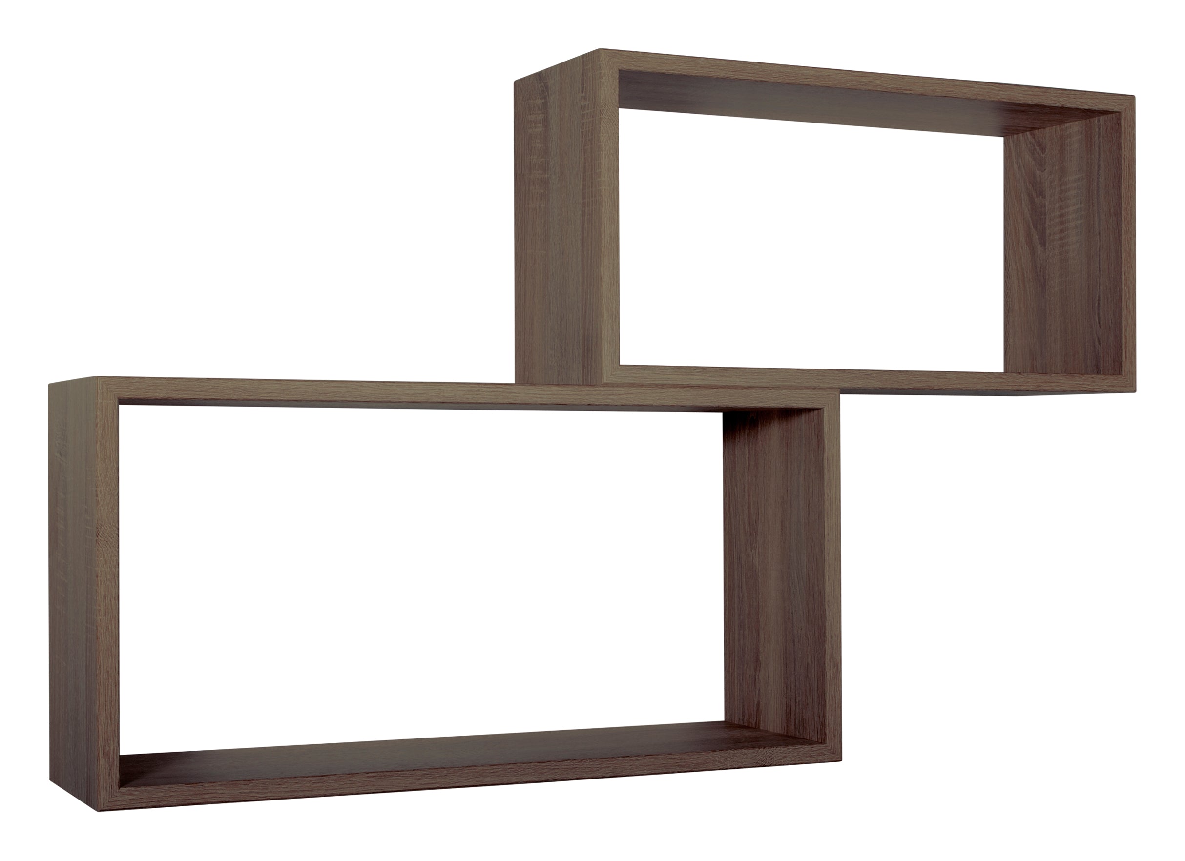 MODULARREDO Set 2 Mensole Bislungo Rettangolari 70cm+60cm