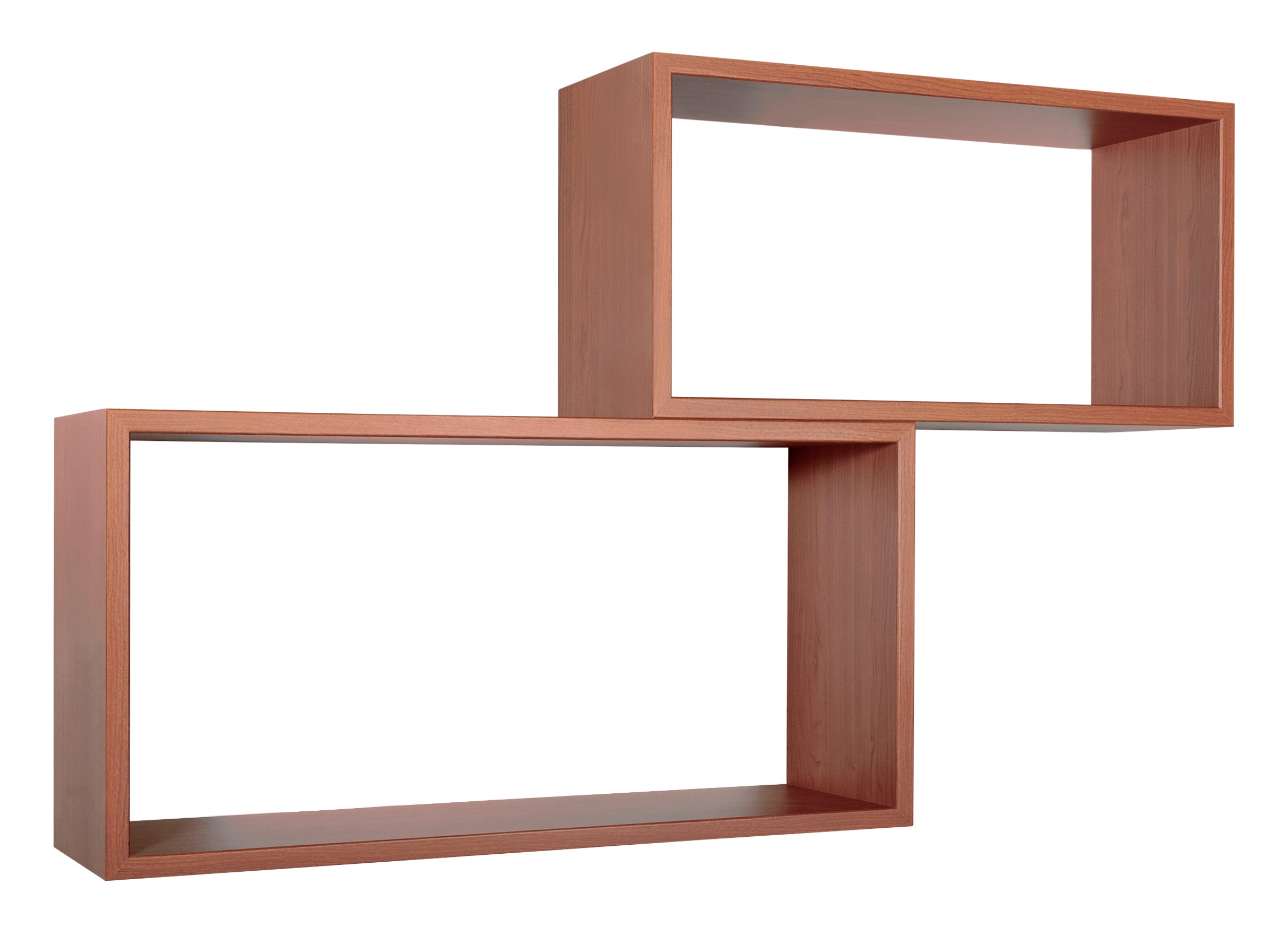 MODULARREDO Set 2 Mensole Bislungo Rettangolari 70cm+60cm