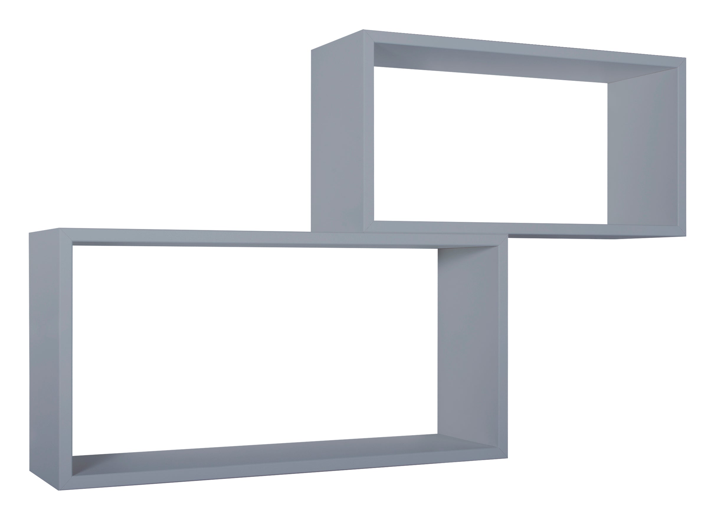 MODULARREDO Set 2 Mensole Bislungo Rettangolari 70cm+60cm