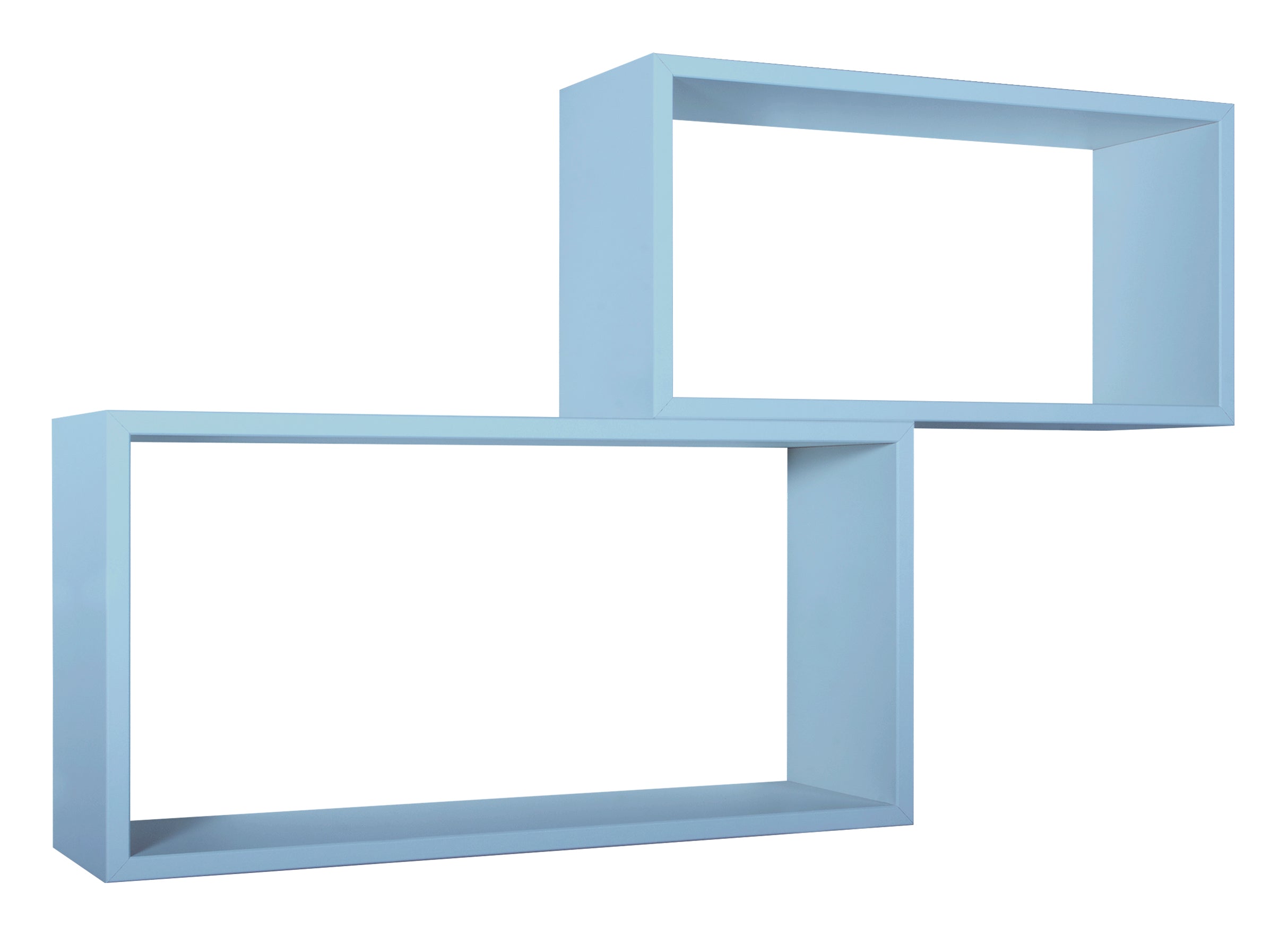 MODULARREDO Set 2 Mensole Bislungo Rettangolari 70cm+60cm