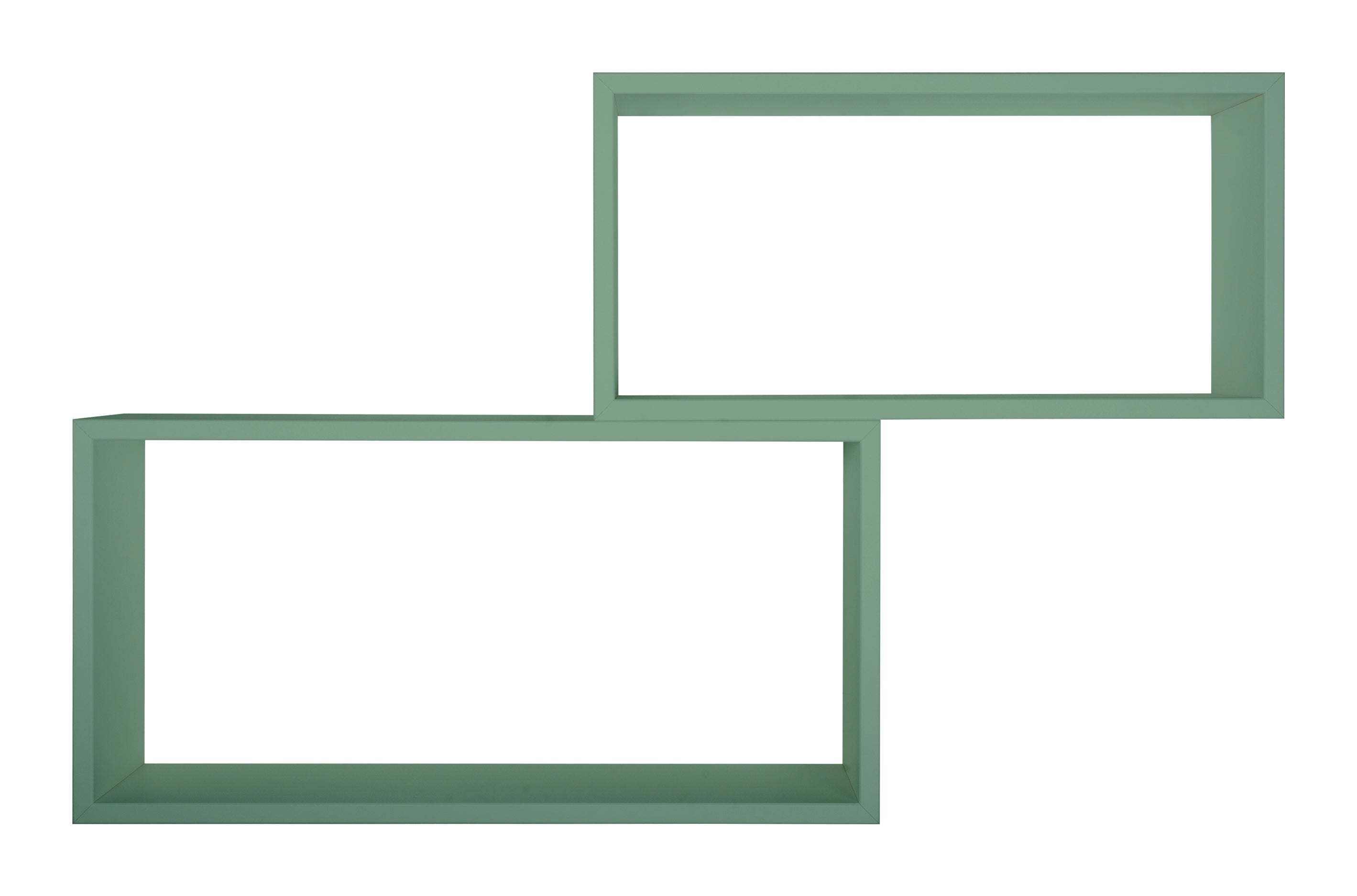MODULARREDO Set 2 Mensole Bislungo Rettangolari 70cm+60cm