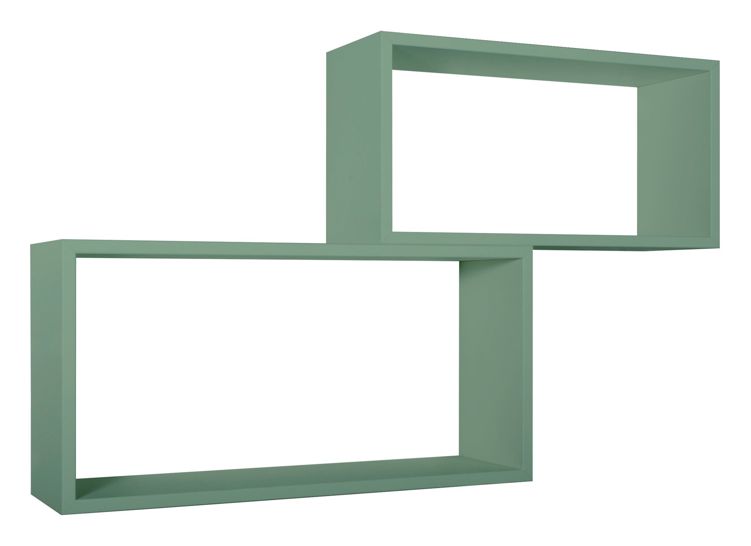 MODULARREDO Set 2 Mensole Bislungo Rettangolari 70cm+60cm