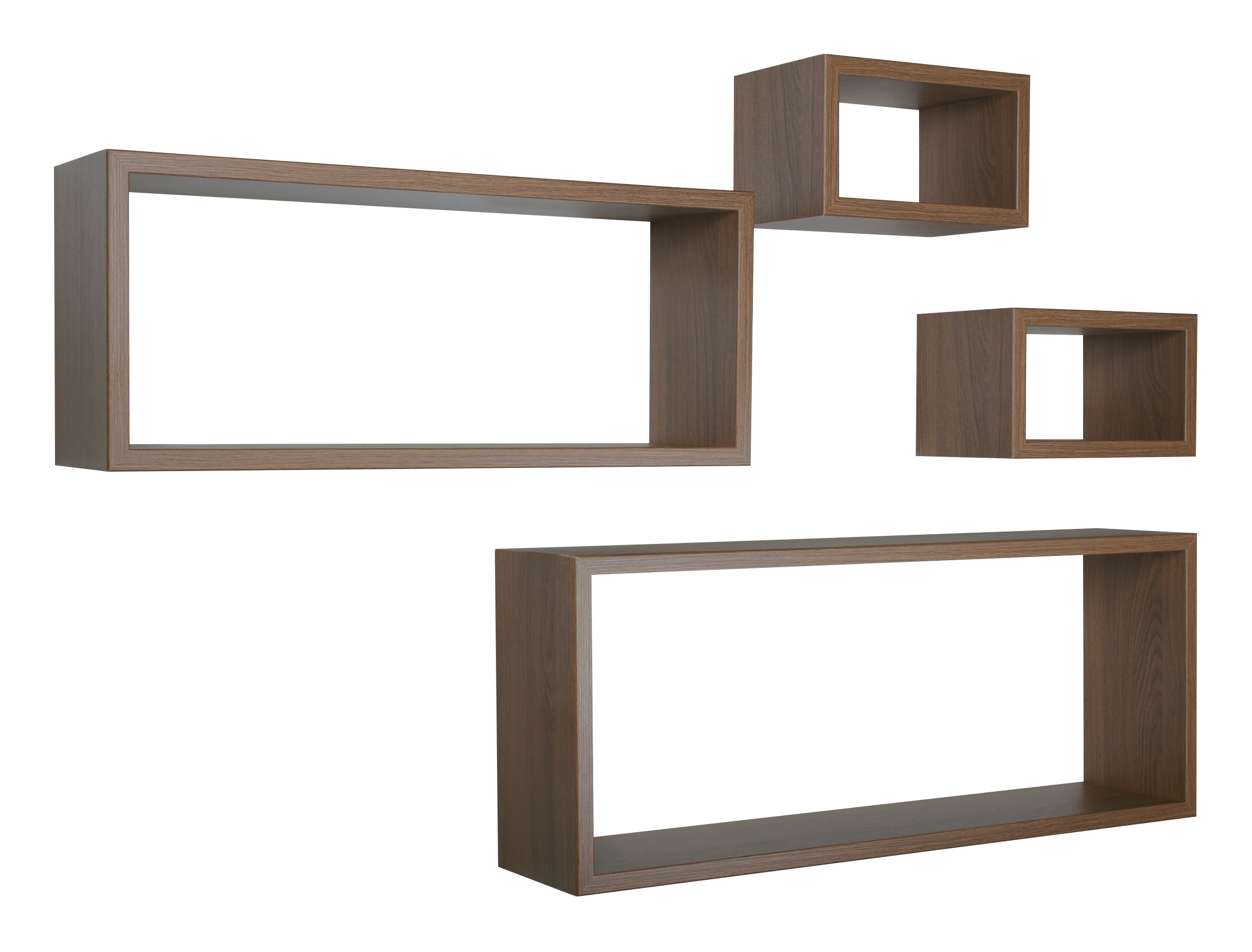 MODULARREDO Set 4 Mensole da Muro Merlino