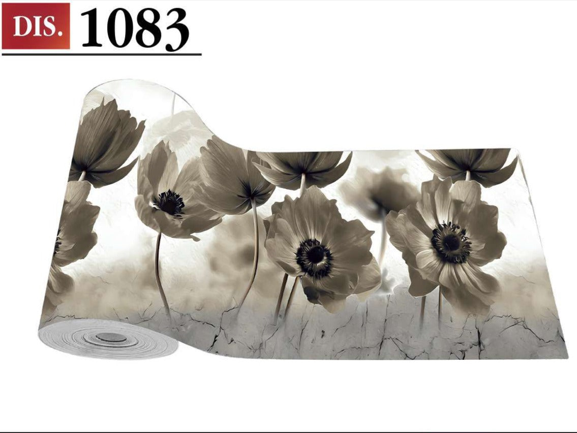 CASSESE HOME Passatoia/Tappeto Bordato in Poliestere con Retro Antiscivolo in PVC  Made in Italy