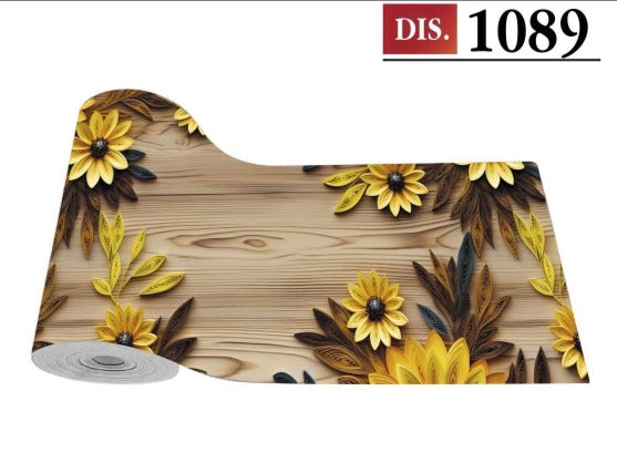 CASSESE HOME Passatoia/Tappeto Bordato in Poliestere con Retro Antiscivolo in PVC  Made in Italy