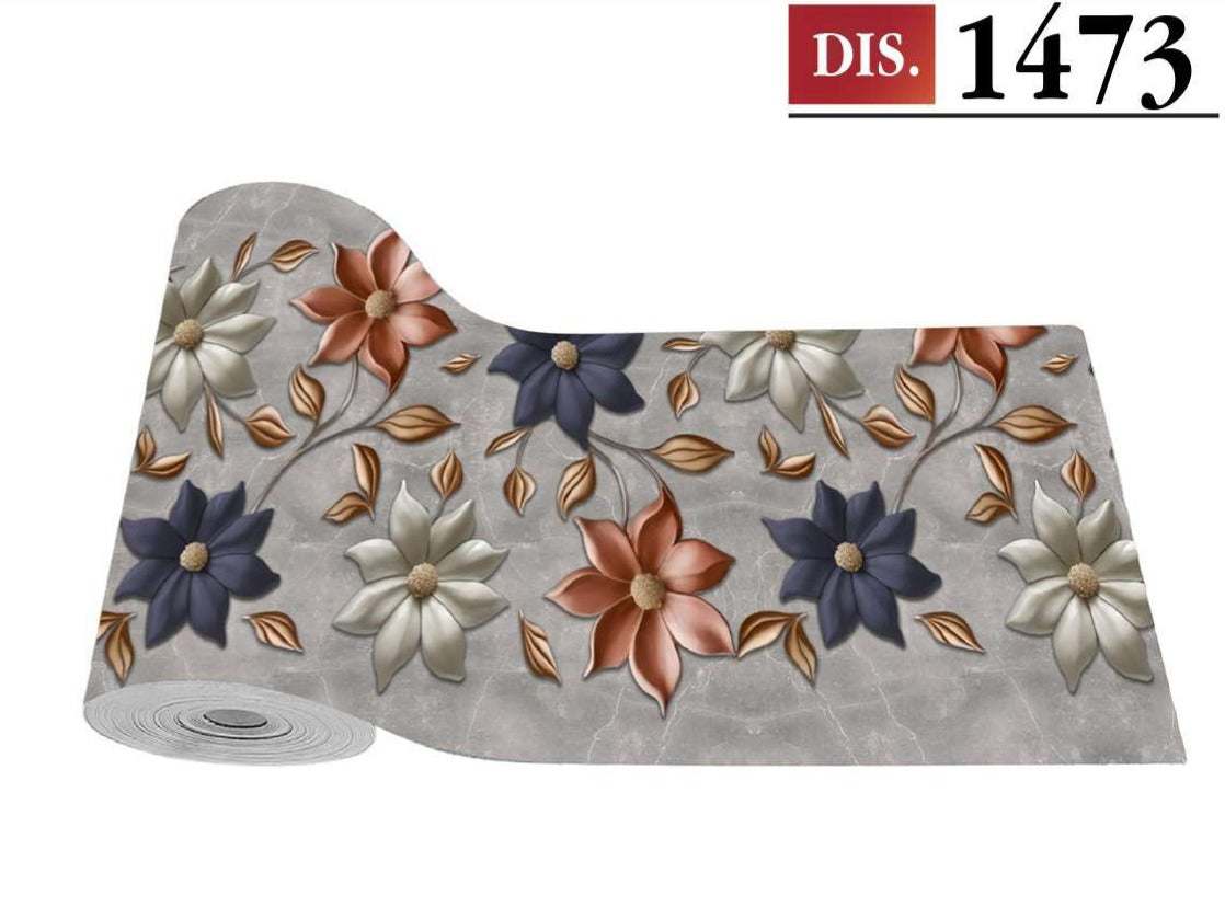 CASSESE HOME Passatoia/Tappeto Bordato in Poliestere con Retro Antiscivolo in PVC  Made in Italy