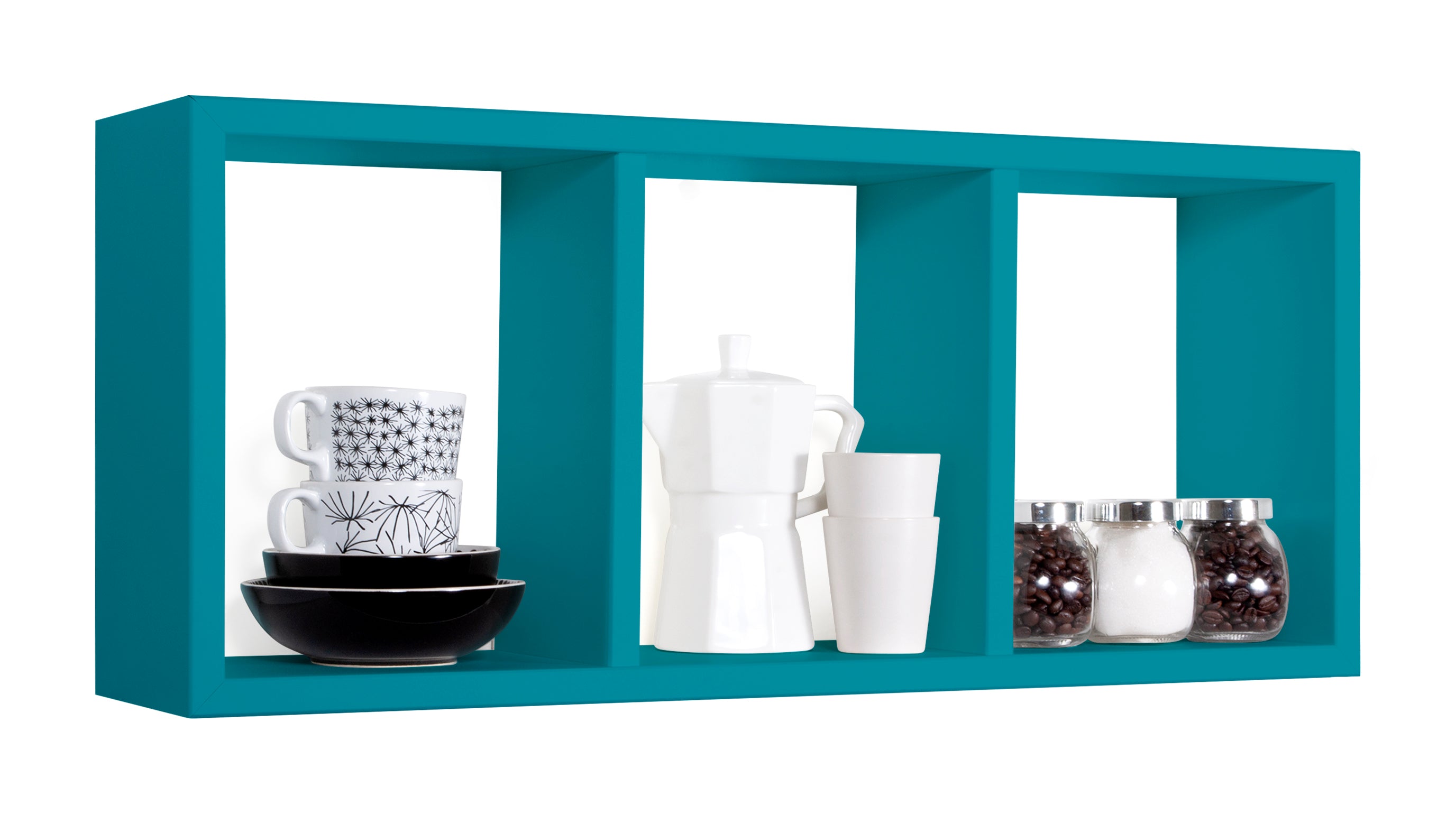 MODULARREDO Mensola a Cubo Rettangolare Tristano 70x30 p15.5 cm