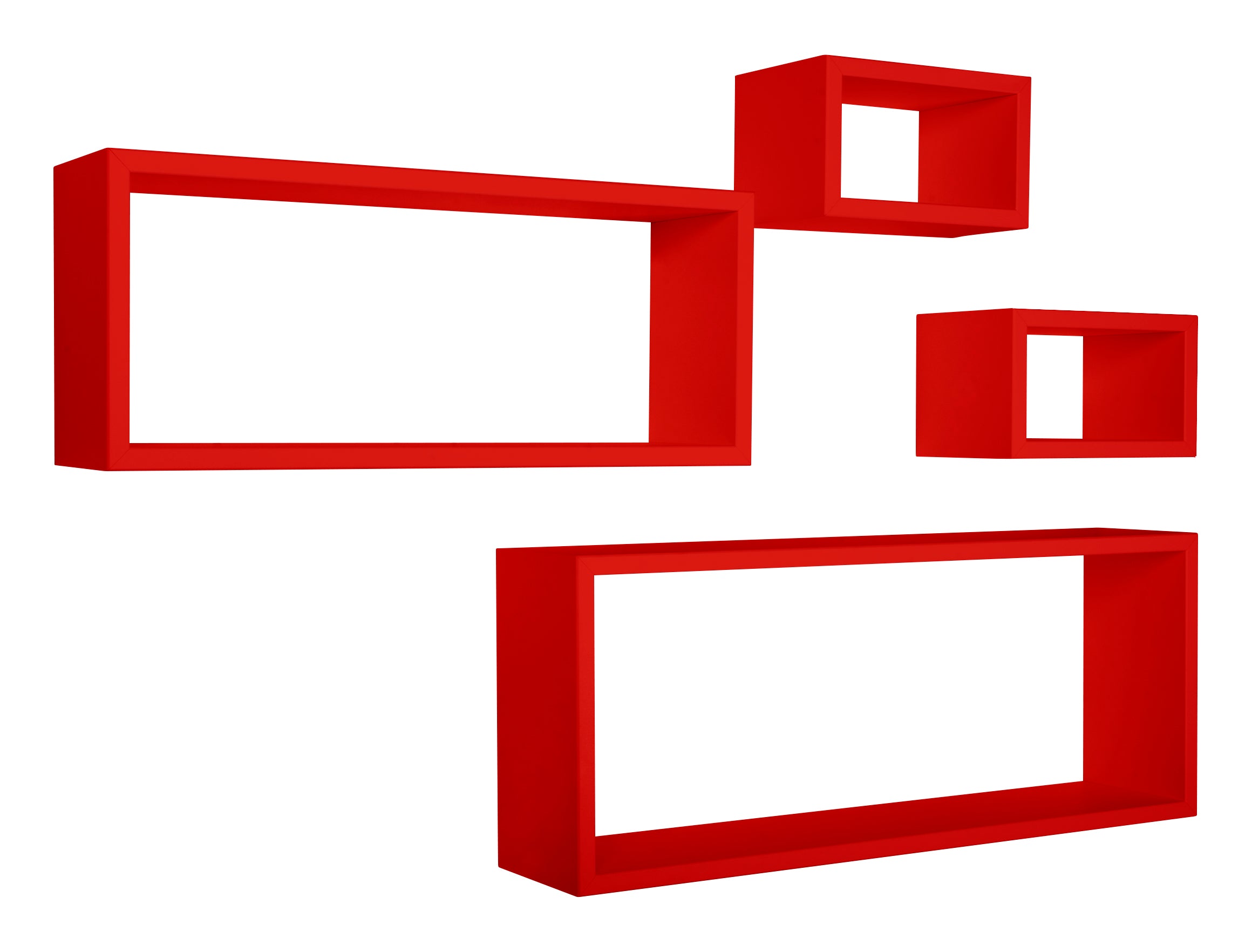 MODULARREDO Set 4 Mensole da Muro Merlino