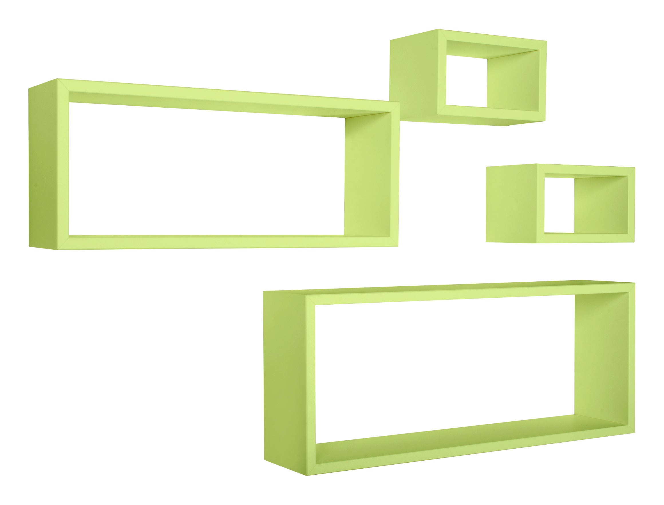 MODULARREDO Set 4 Mensole da Muro Merlino