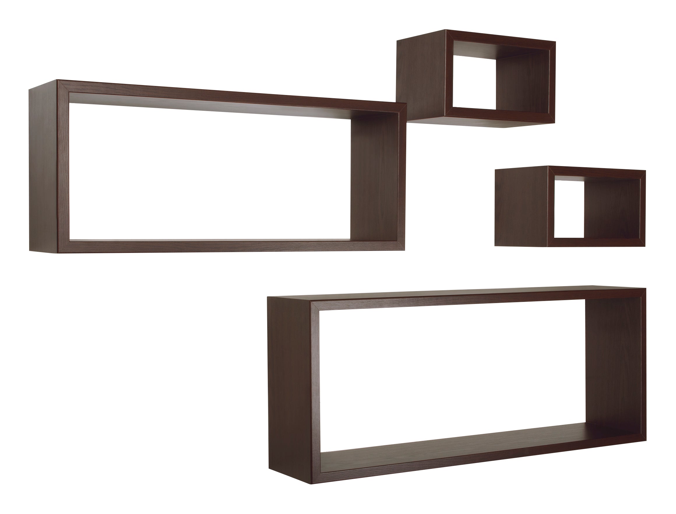 MODULARREDO Set 4 Mensole da Muro Merlino