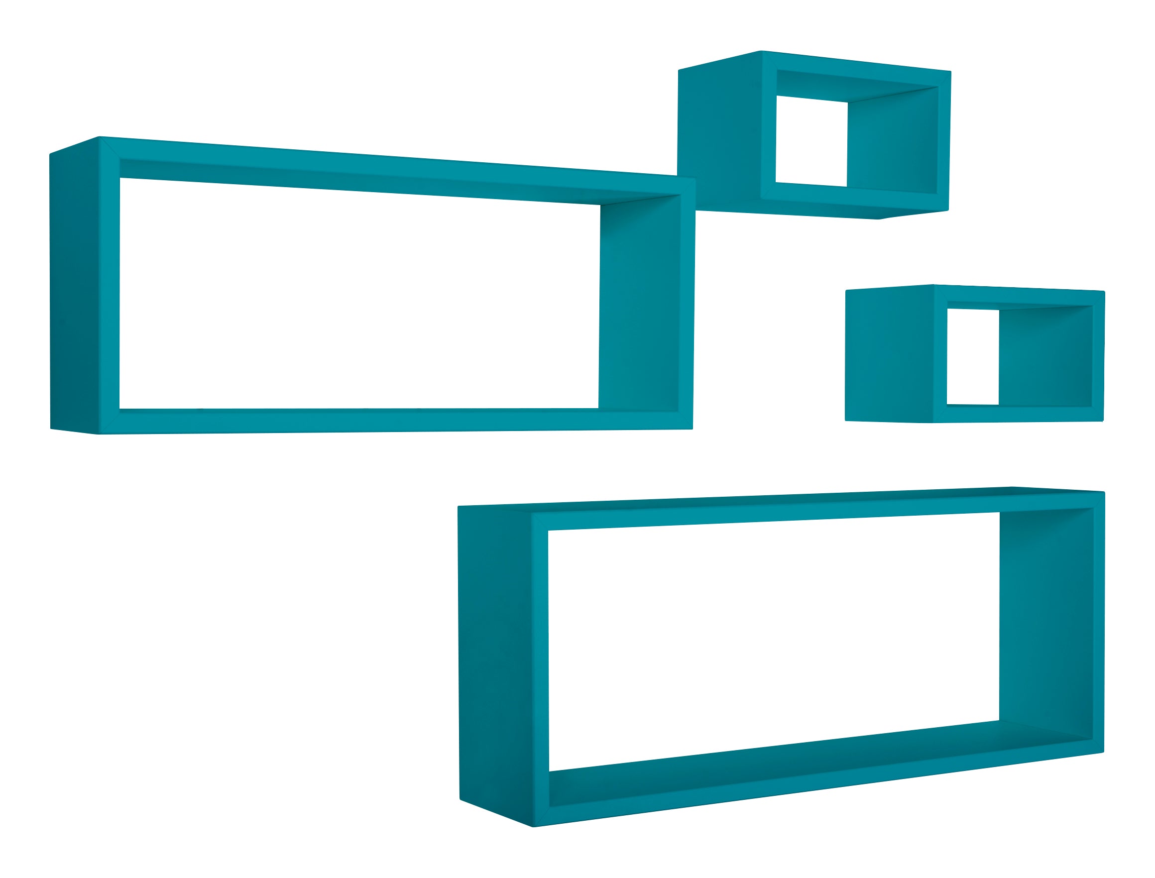 MODULARREDO Set 4 Mensole da Muro Merlino
