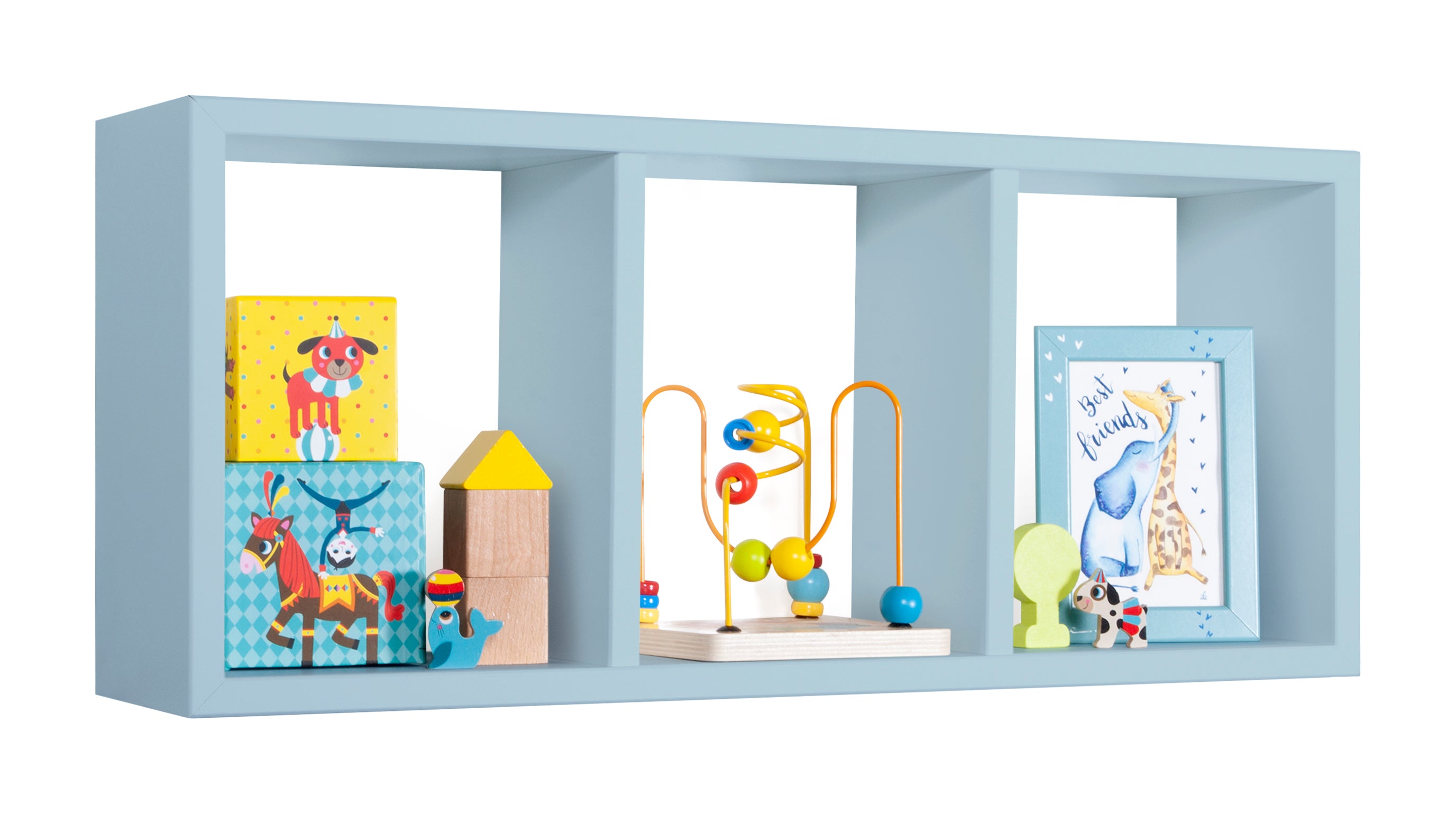 MODULARREDO Mensola a Cubo Rettangolare Tristano 70x30 p15.5 cm