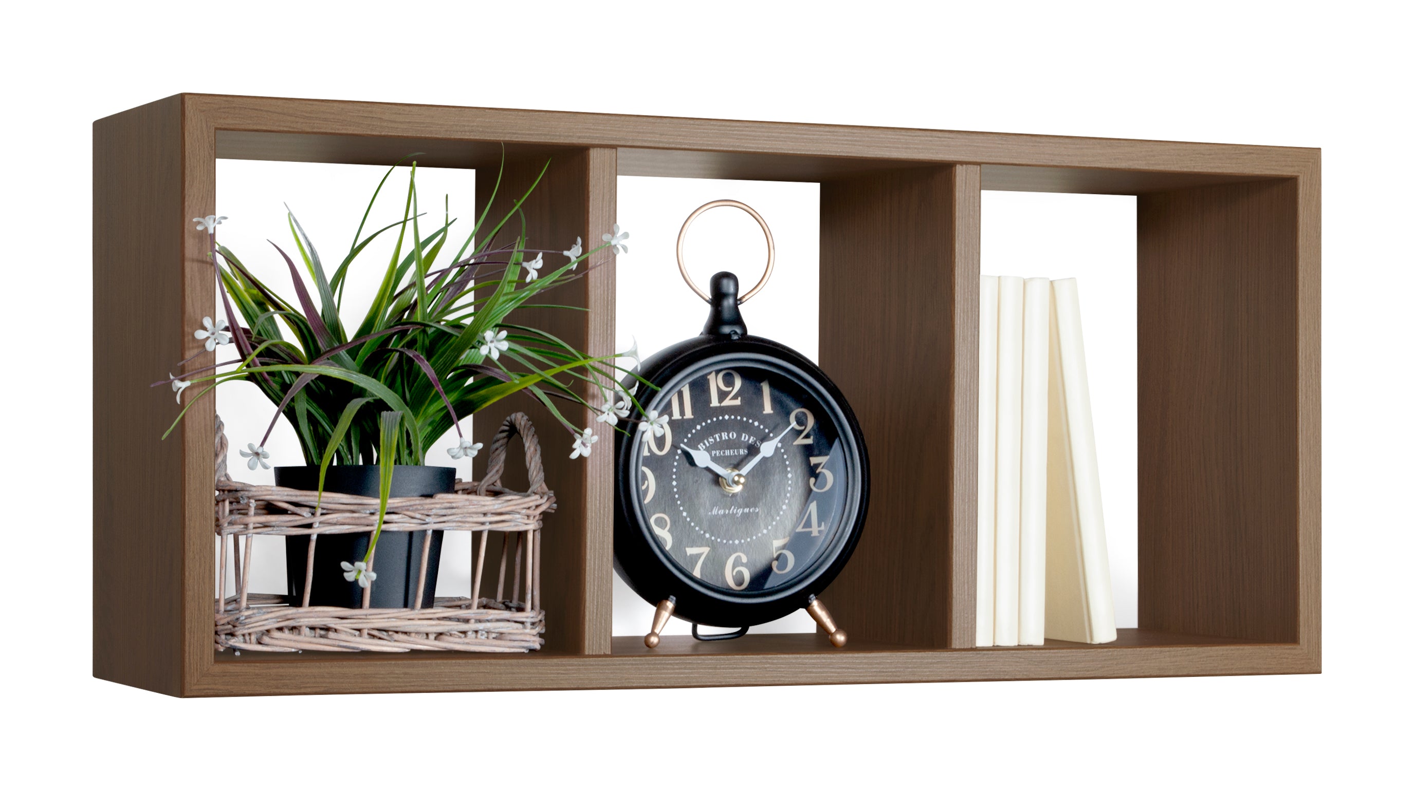 MODULARREDO Mensola a Cubo Rettangolare Tristano 70x30 p15.5 cm