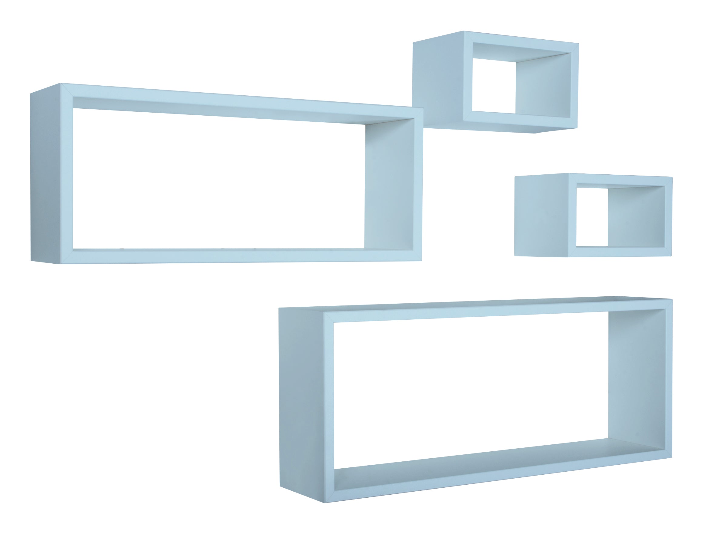 MODULARREDO Set 4 Mensole da Muro Merlino