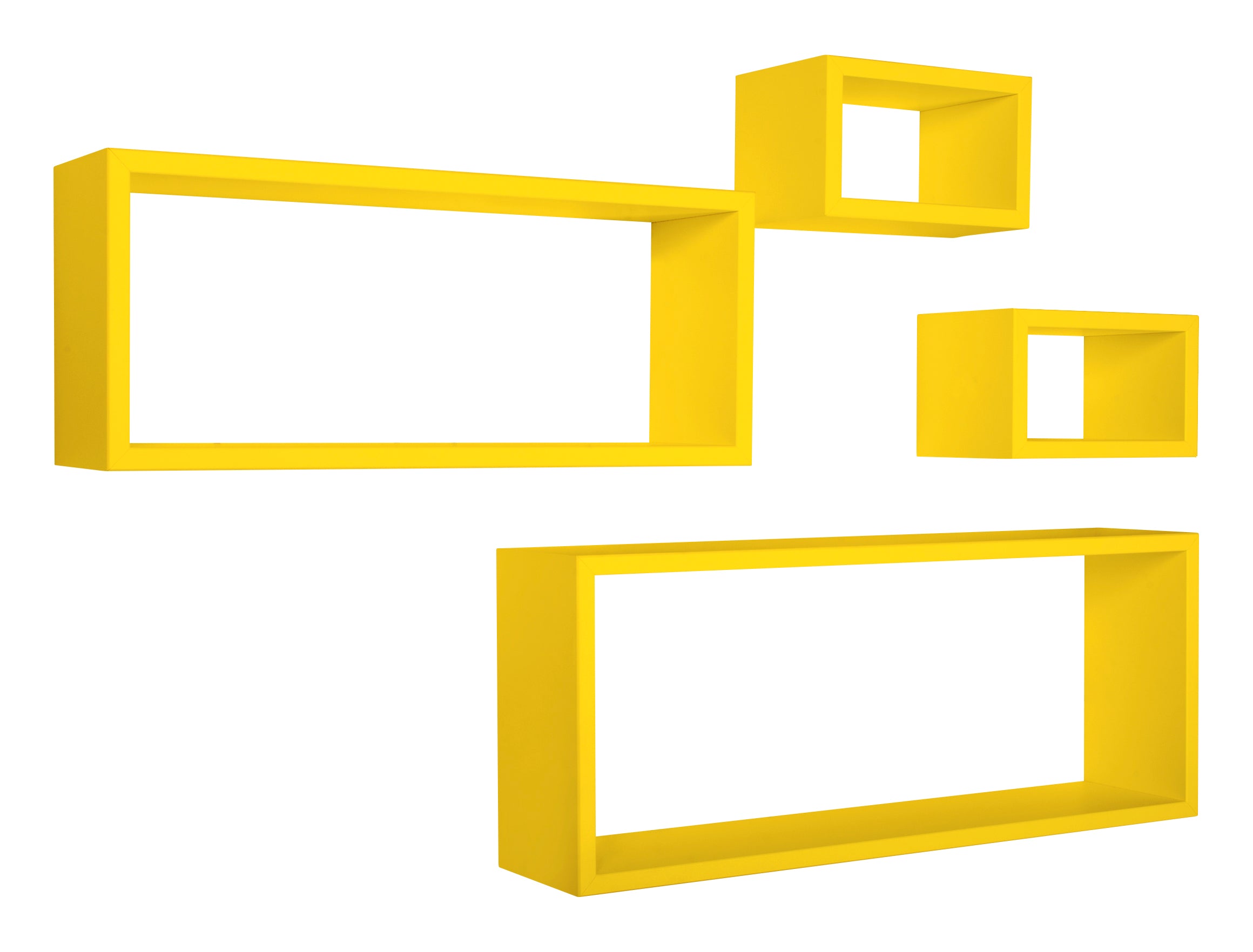 MODULARREDO Set 4 Mensole da Muro Merlino