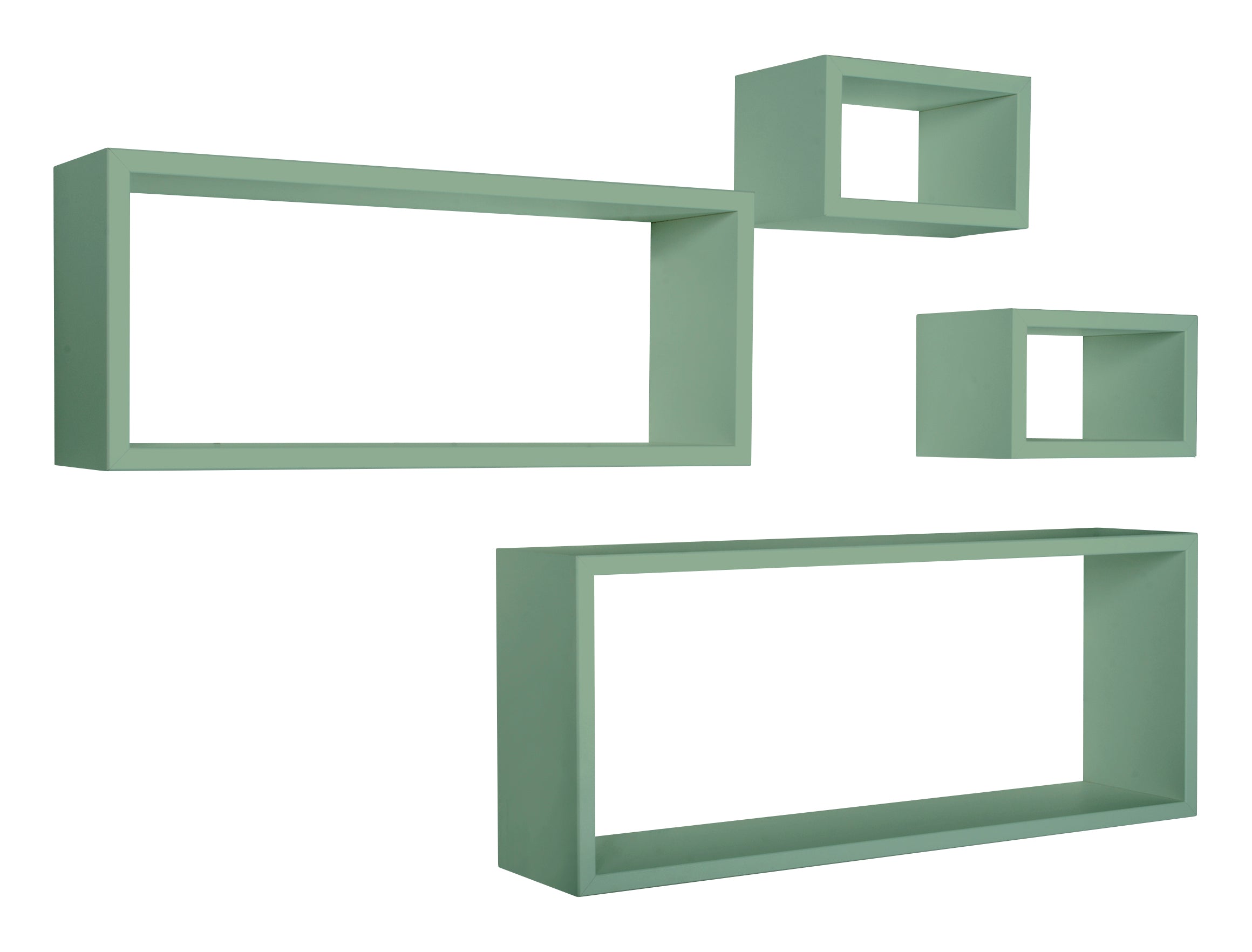 MODULARREDO Set 4 Mensole da Muro Merlino