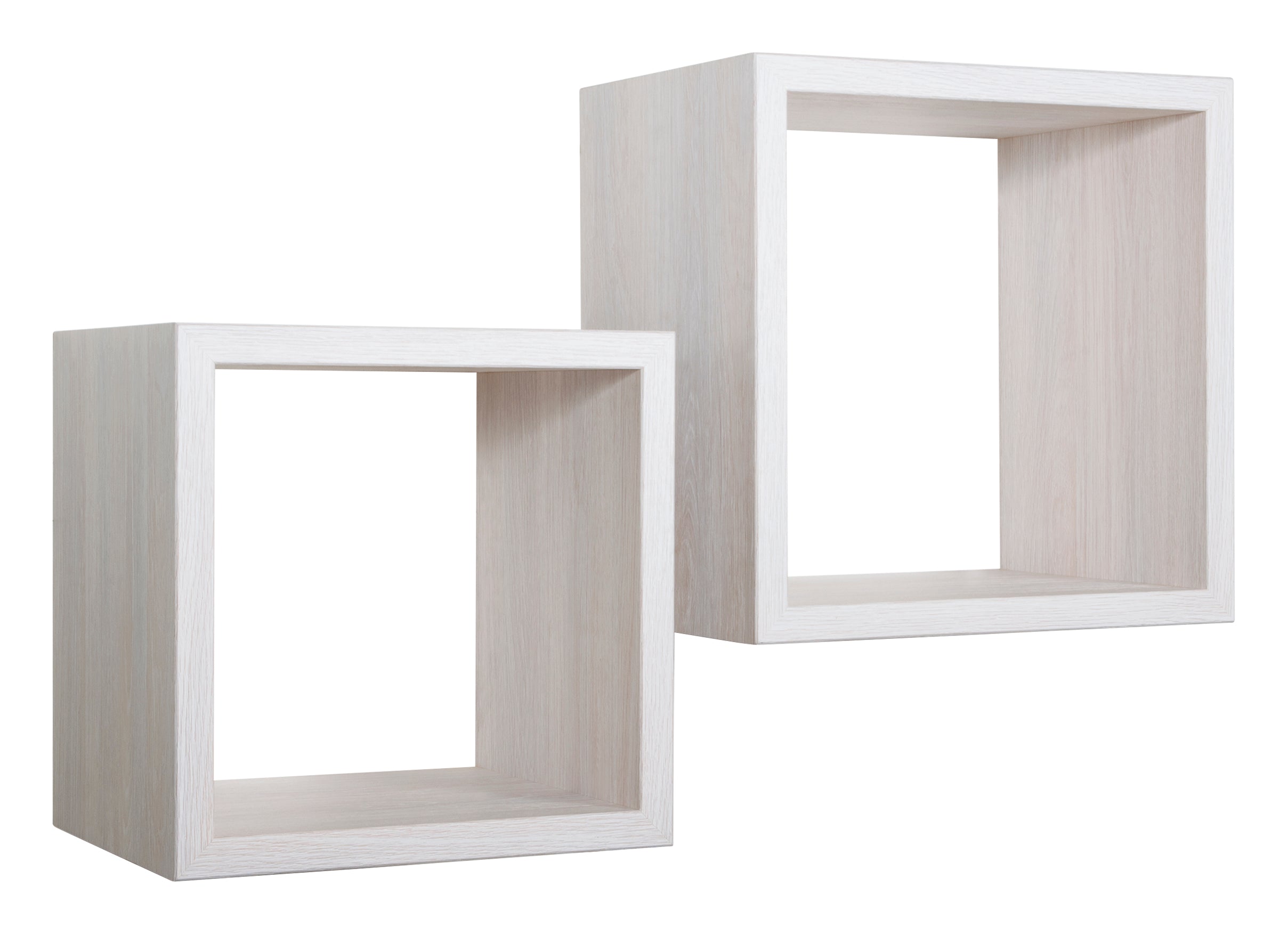 MODULARREDO Set 2 Mensole a Cubo Q-Bis Maxi 35cm + 31cm