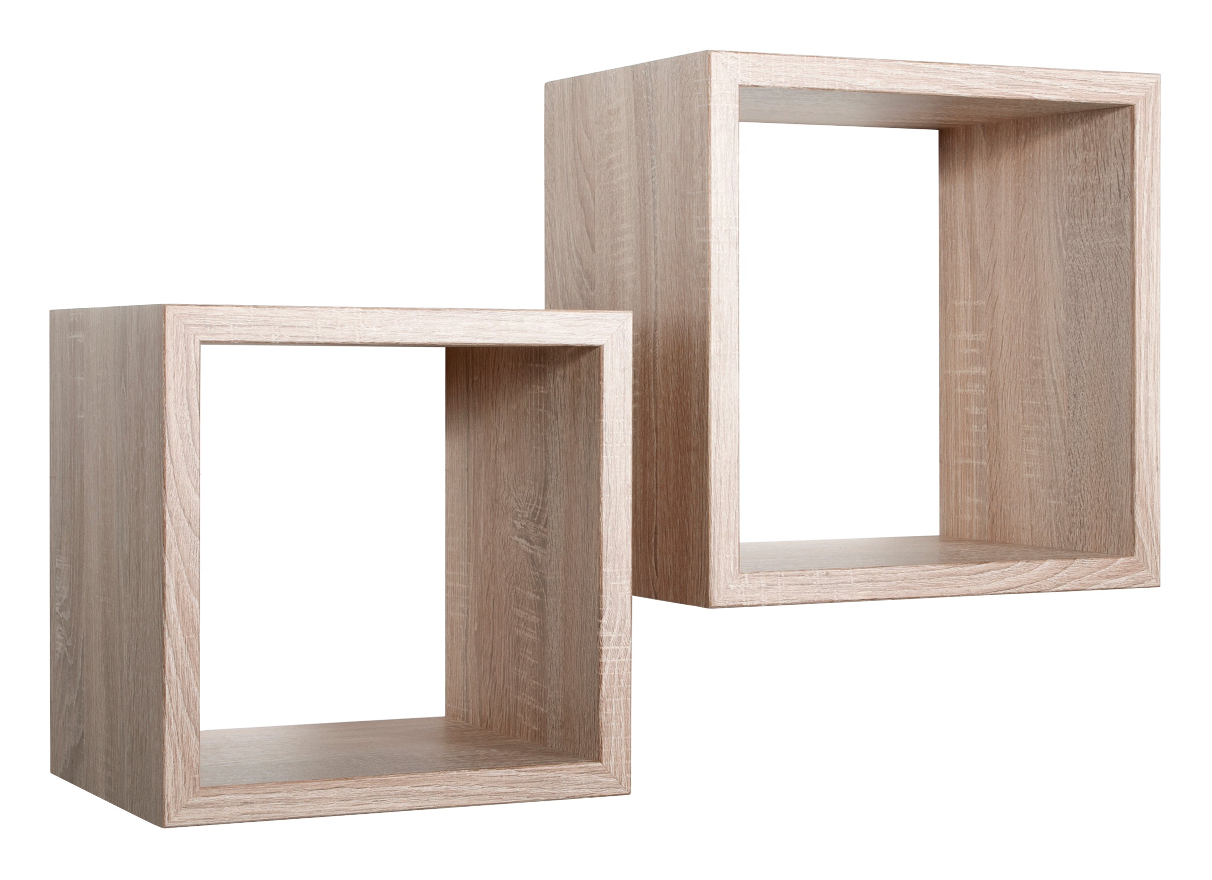 MODULARREDO Set 2 Mensole a Cubo Q-Bis Maxi 35cm + 31cm