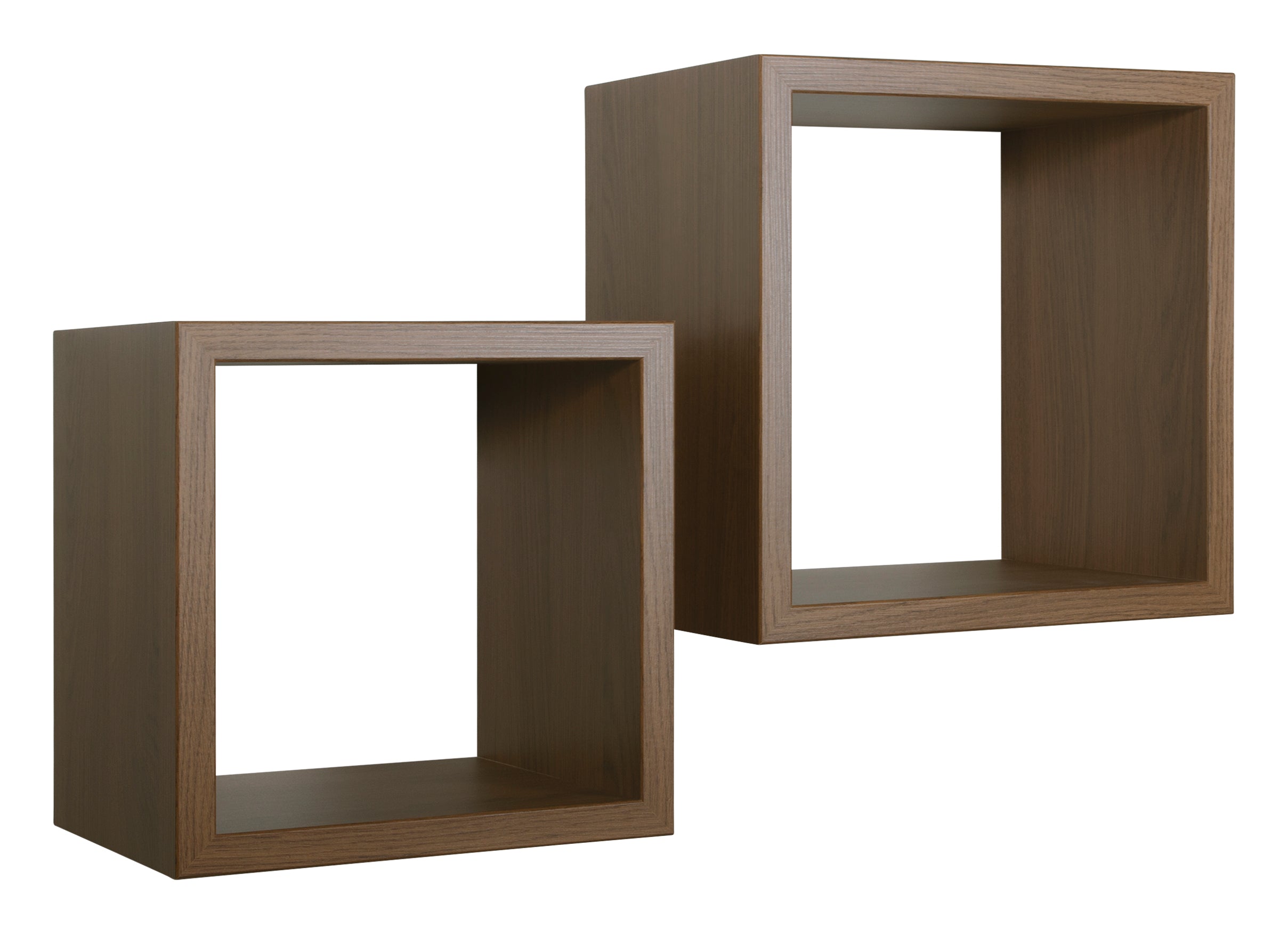 MODULARREDO Set 2 Mensole a Cubo Q-Bis Maxi 35cm + 31cm