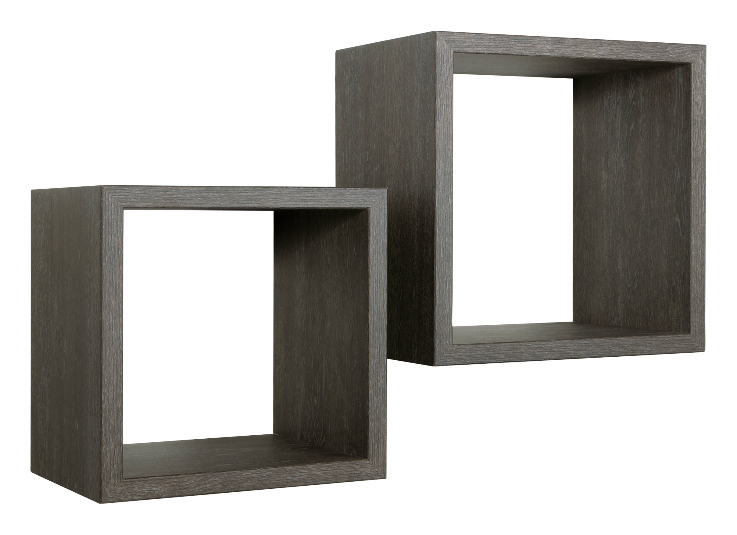 MODULARREDO Set 2 Mensole a Cubo Q-Bis Maxi 35cm + 31cm