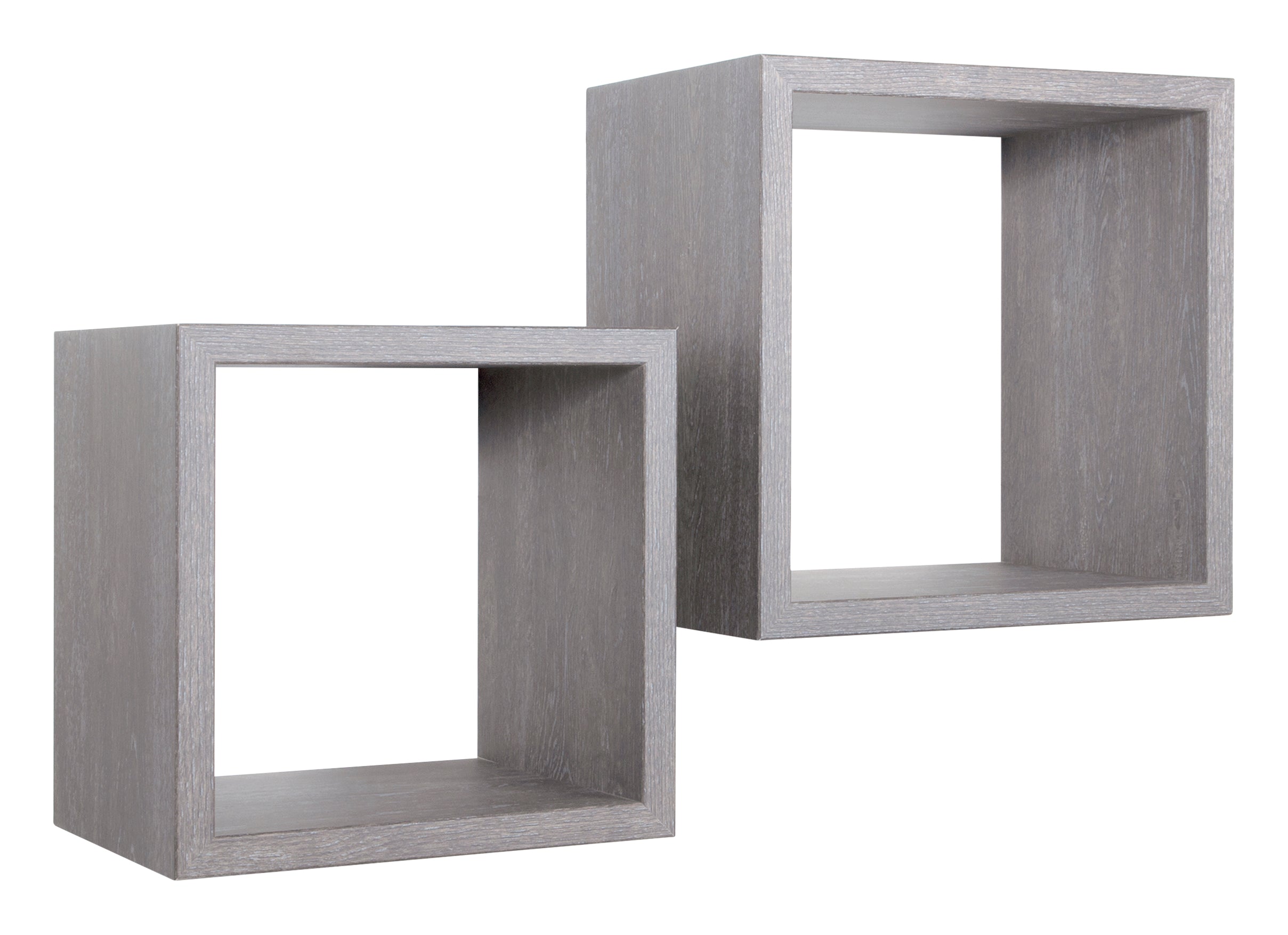 MODULARREDO Set 2 Mensole a Cubo Q-Bis Maxi 35cm + 31cm