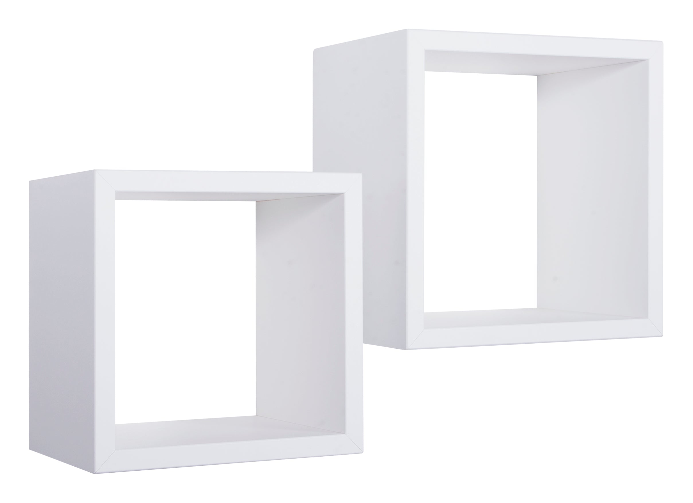 MODULARREDO Set 2 Mensole a Cubo Q-Bis Maxi 35cm + 31cm