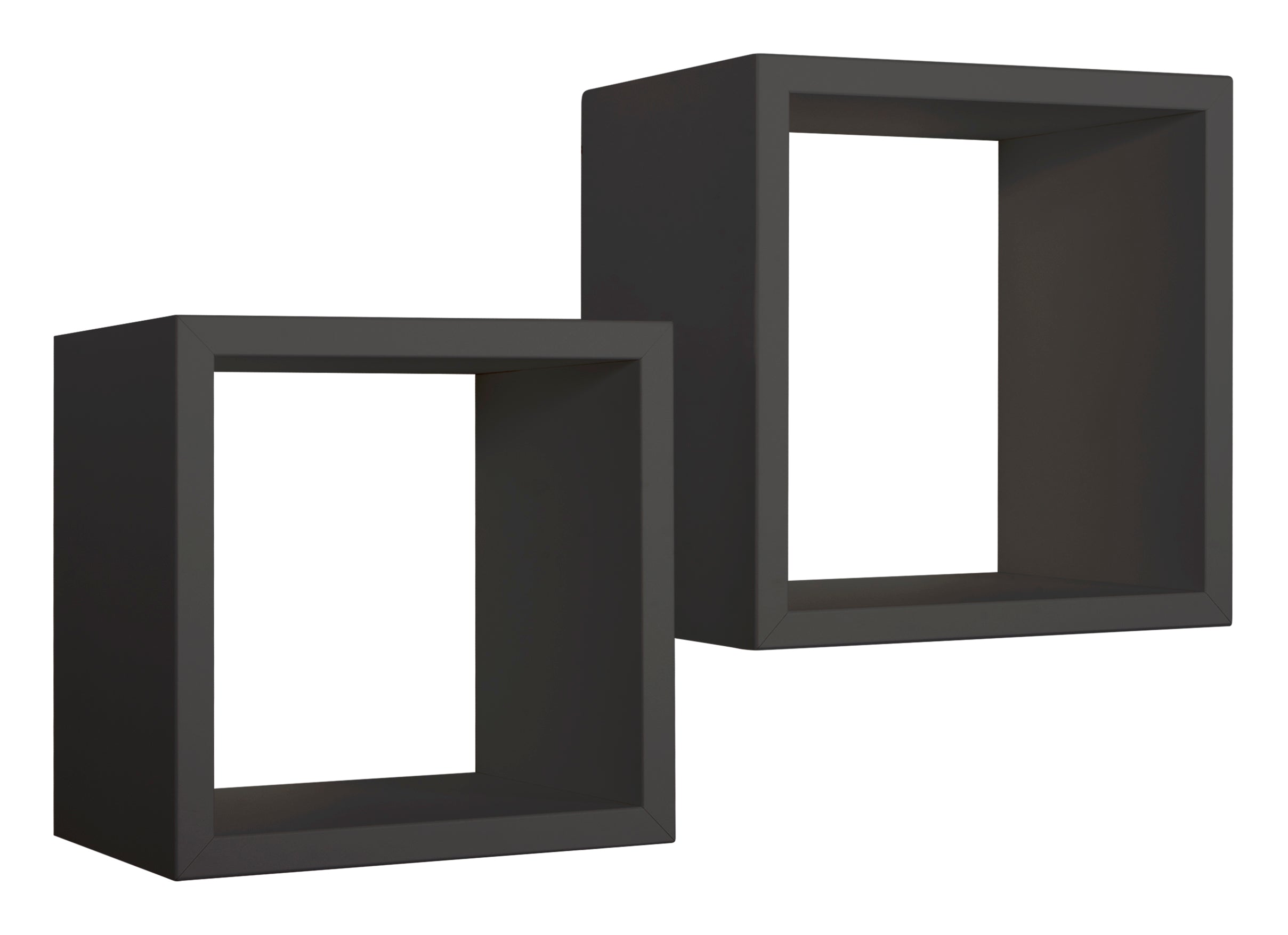 MODULARREDO Set 2 Mensole a Cubo Q-Bis Maxi 35cm + 31cm