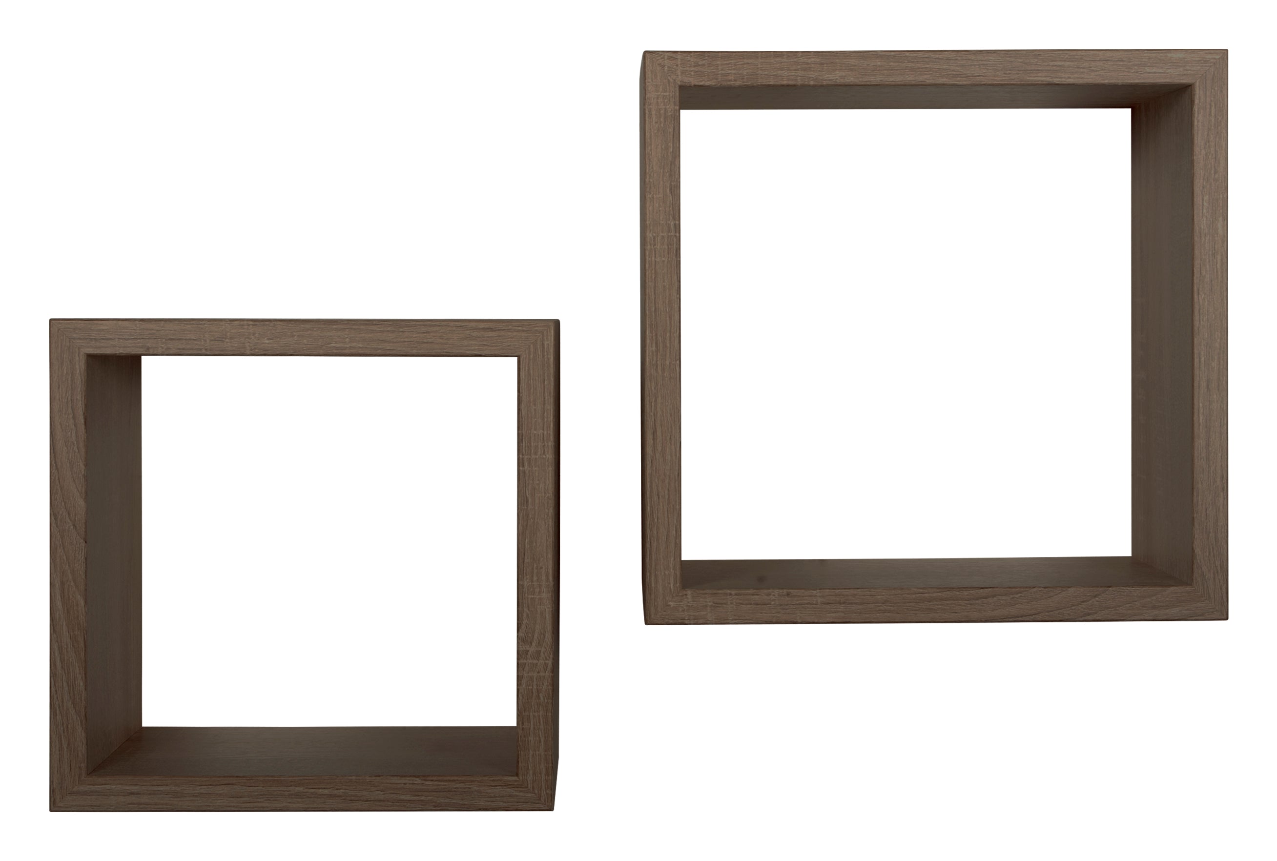 MODULARREDO Set 2 Mensole a Cubo Q-Bis Maxi 35cm + 31cm