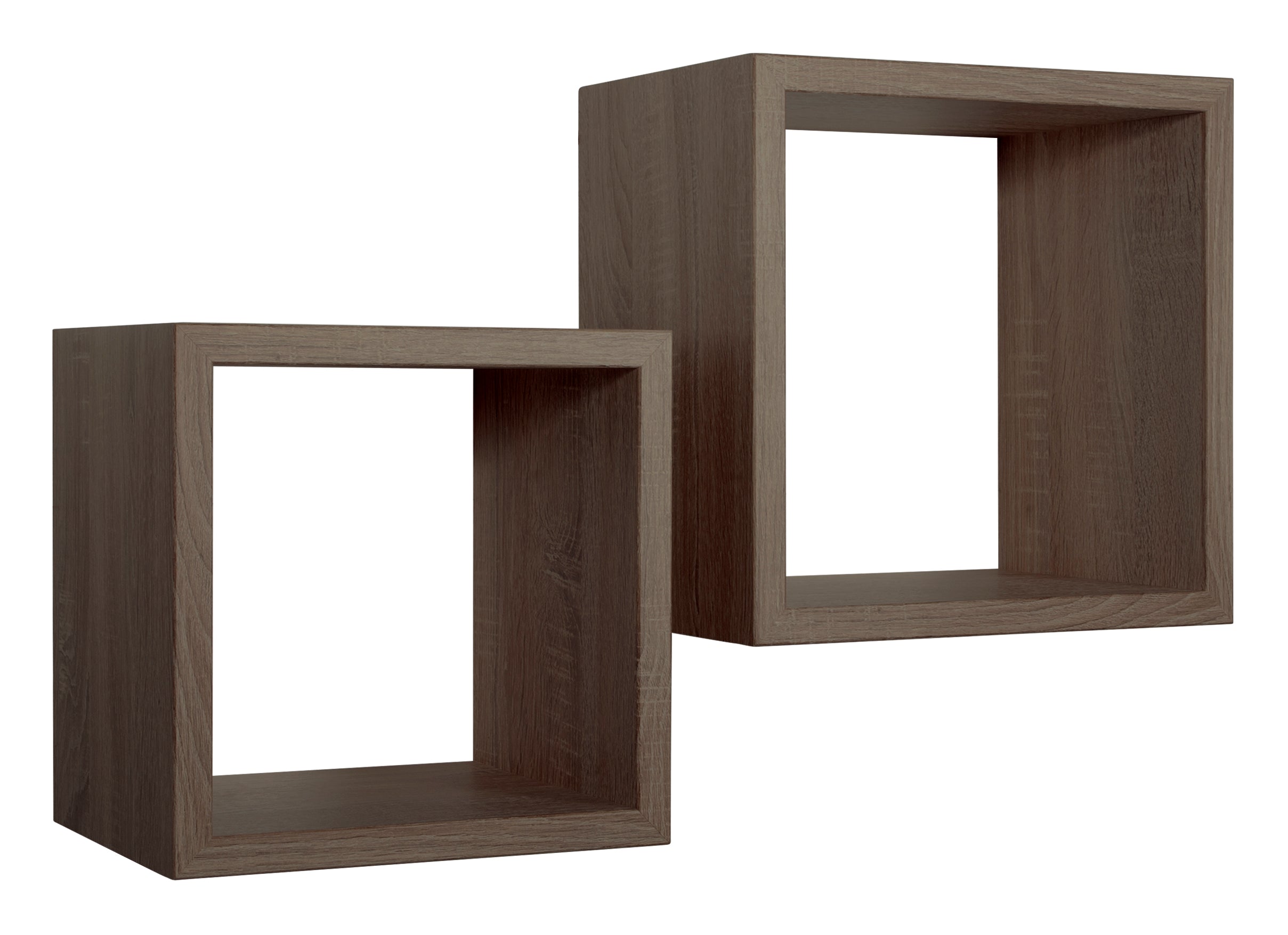 MODULARREDO Set 2 Mensole a Cubo Q-Bis Maxi 35cm + 31cm