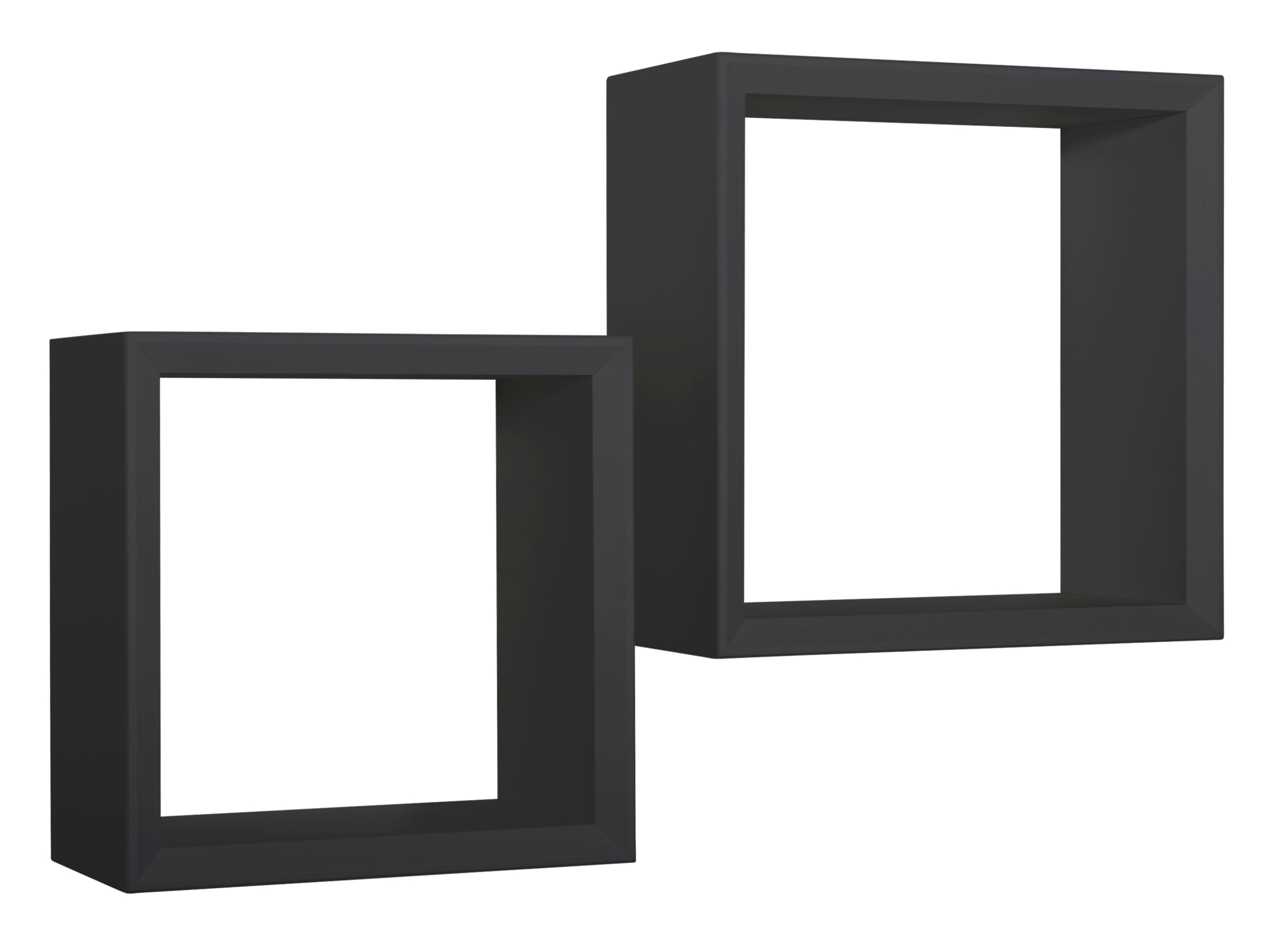 MODULARREDO Set 2 Mensole a Cubo Ginevra 35cm + 30cm
