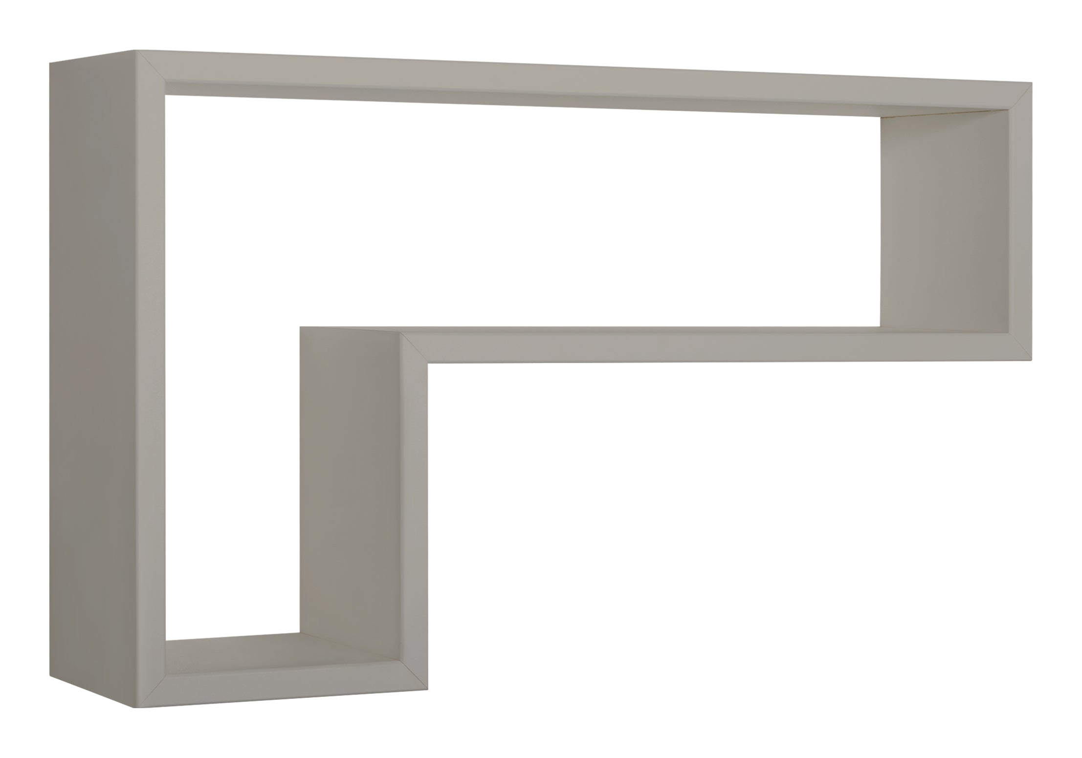 MODULARREDO Mensola da muro Lettera 61x37 p15.5 cm