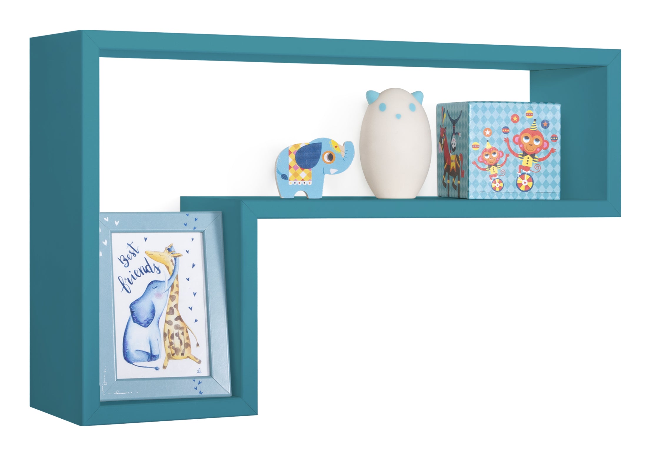 MODULARREDO Mensola da muro Lettera 61x37 p15.5 cm