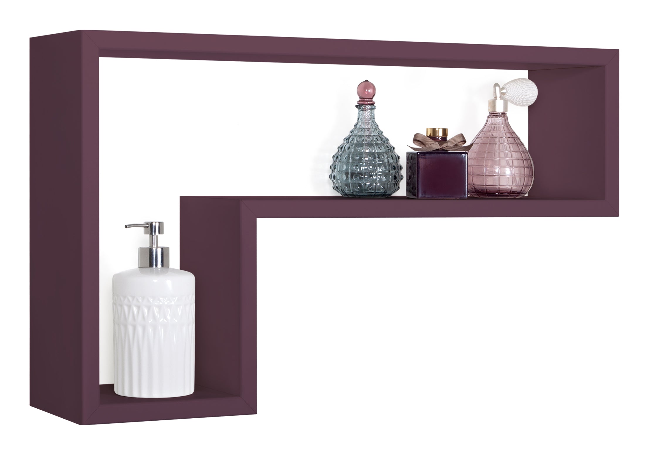 MODULARREDO Mensola da muro Lettera 61x37 p15.5 cm